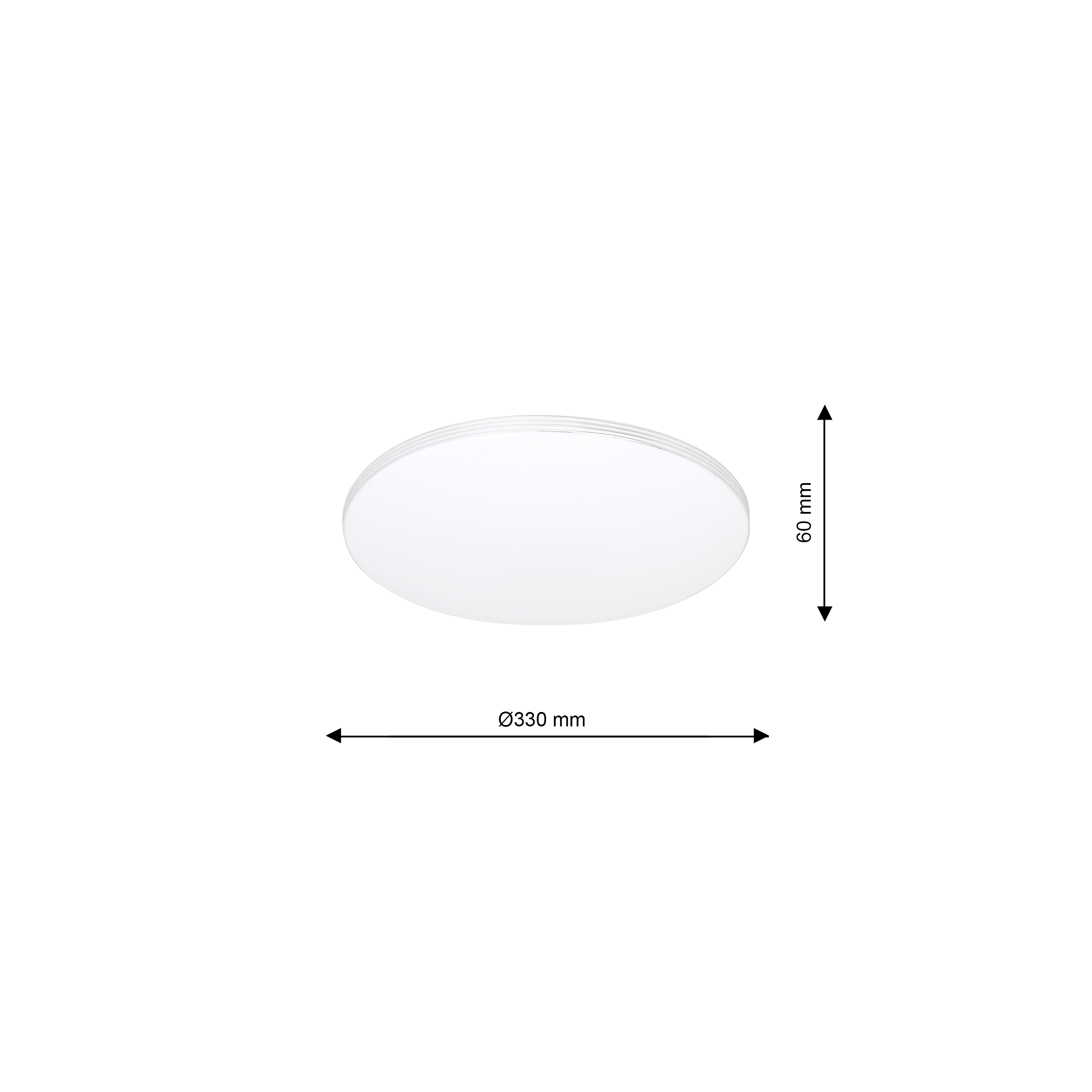 Plafon łazienkowy MAYA IP44 33 cm biały LED EKO-LIGHT - 3