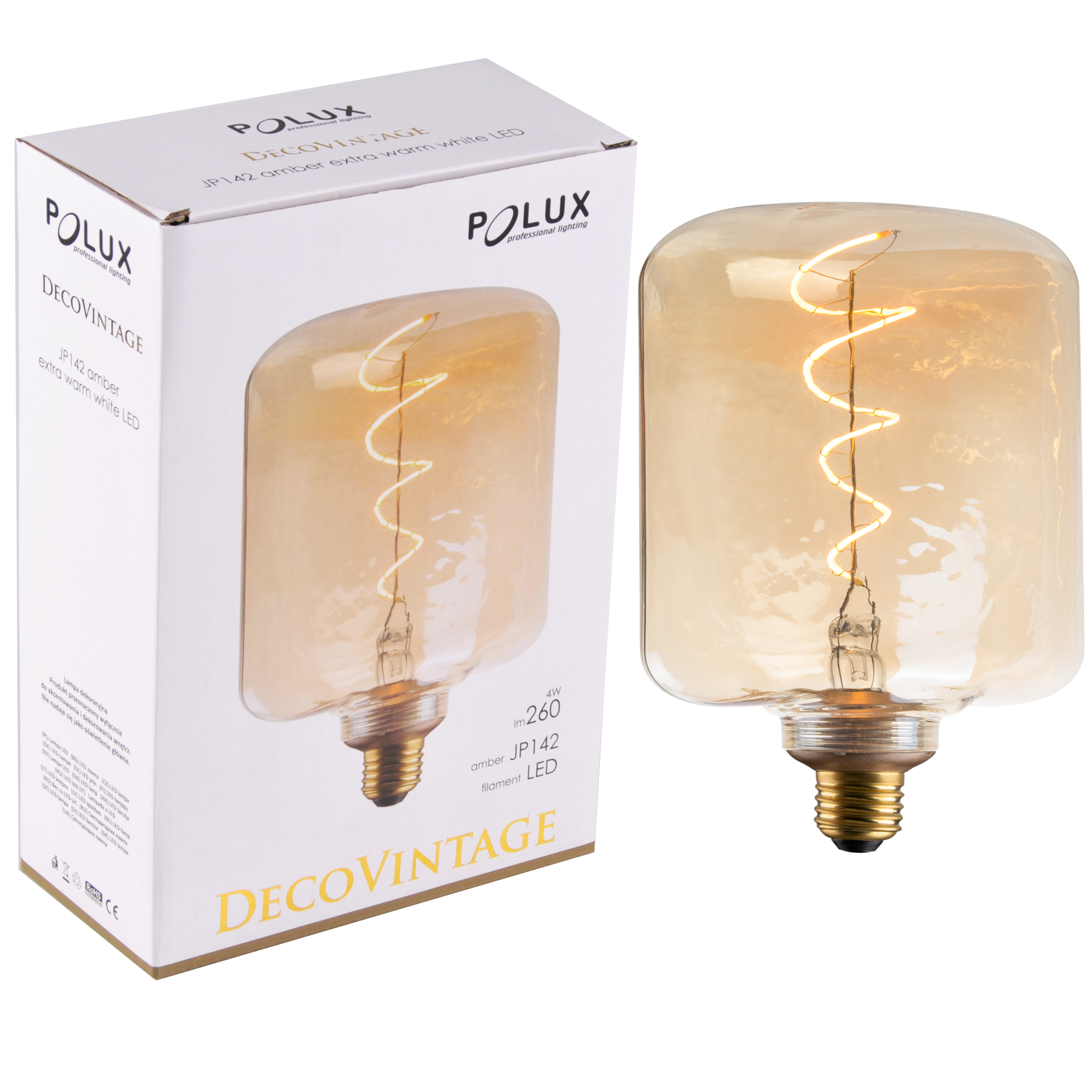 Żarówka dekoracyjna LED E27 4 W 260LM POLUX