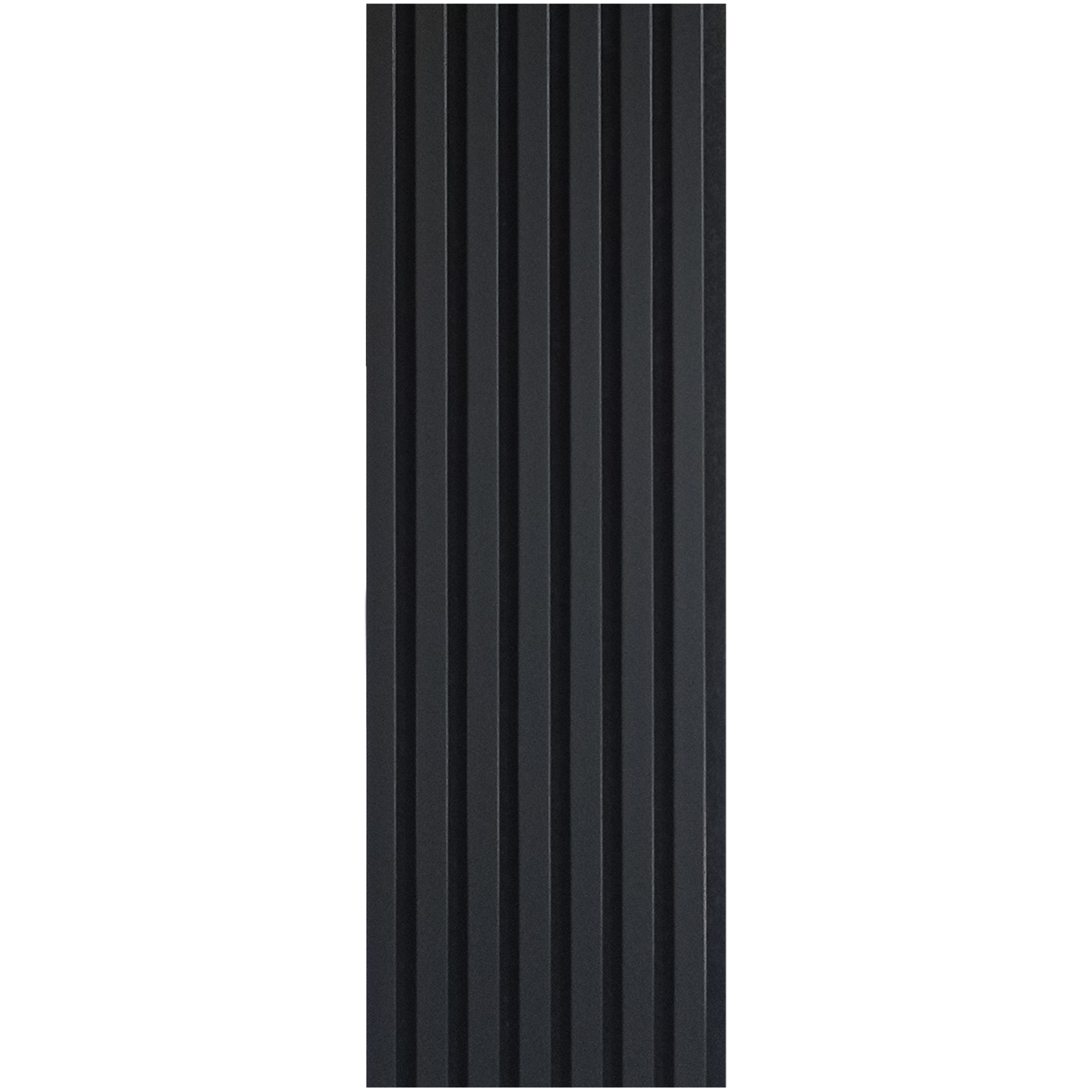 Panele ścienne 3D Lamele na filcu 265x30 cm czarny 7 lameli