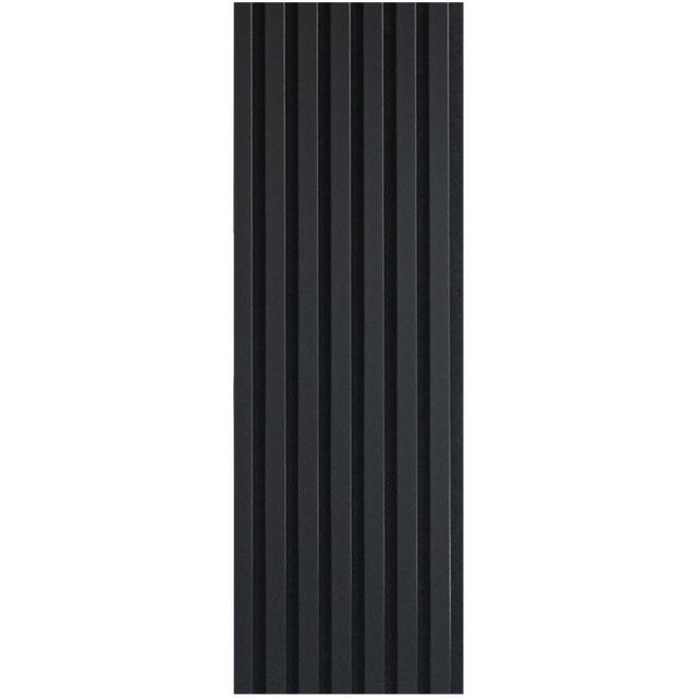 Panele ścienne 3D Lamele na filcu 265x30 cm czarny 7 lameli