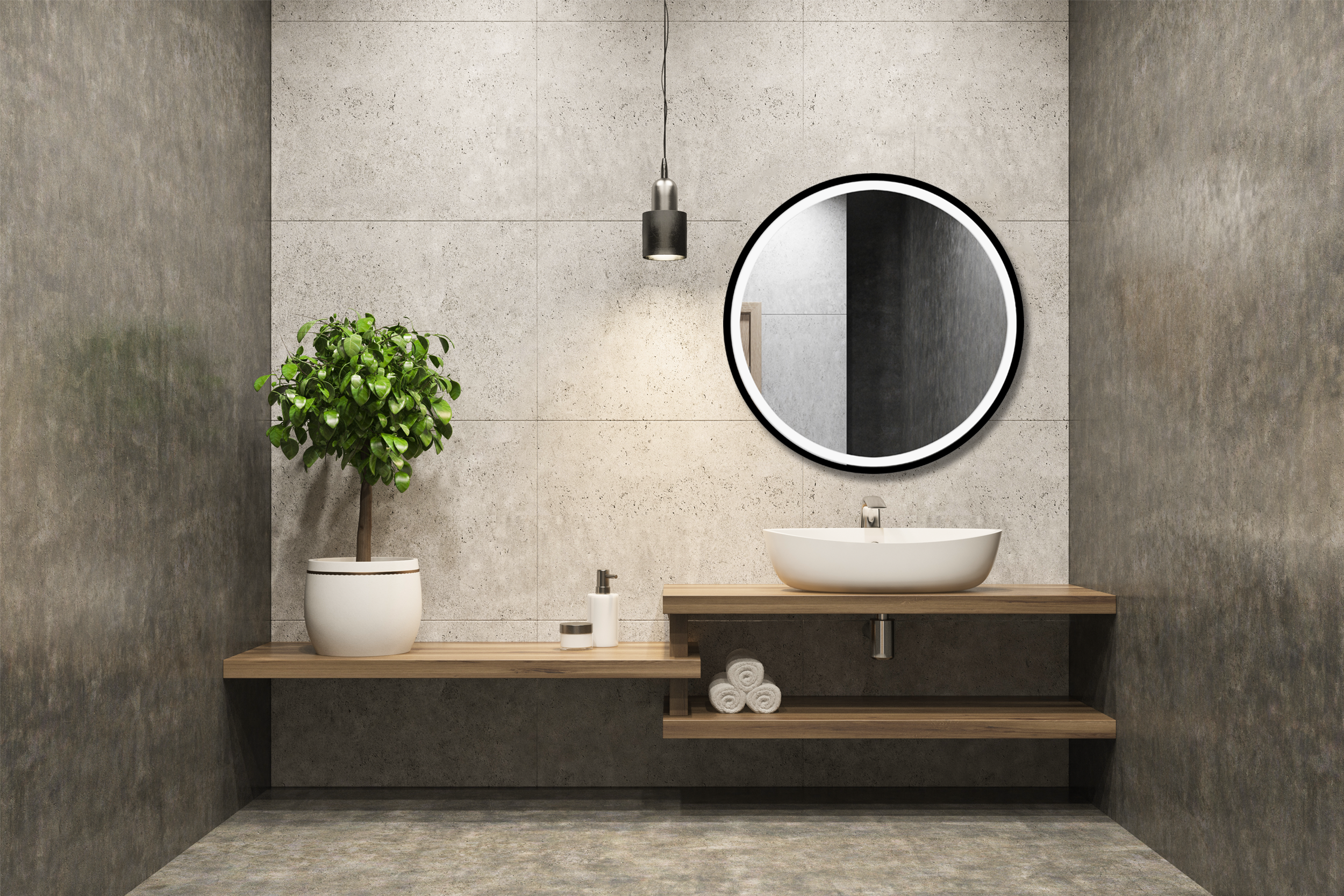 Lustro z wbudowanym oświetleniem Rund Led 90 Venti - 3