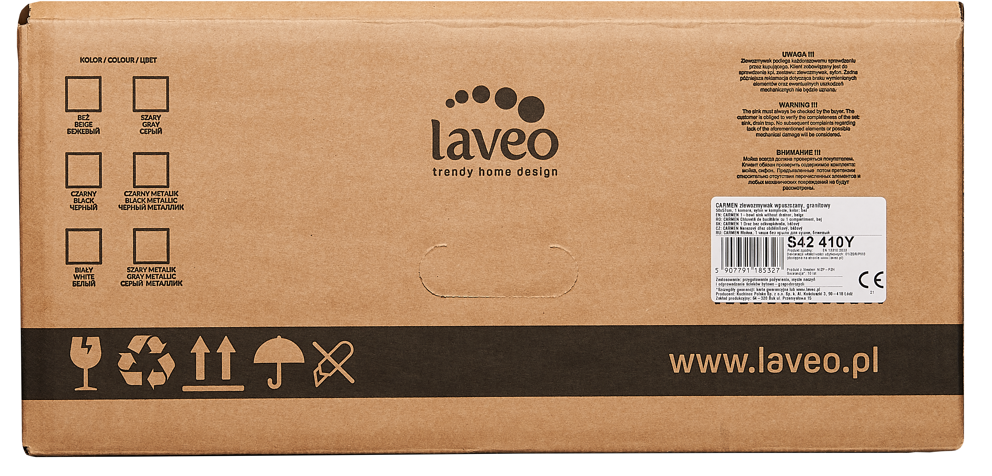 Zlewozmywak granitowy Carmen Laveo - 8