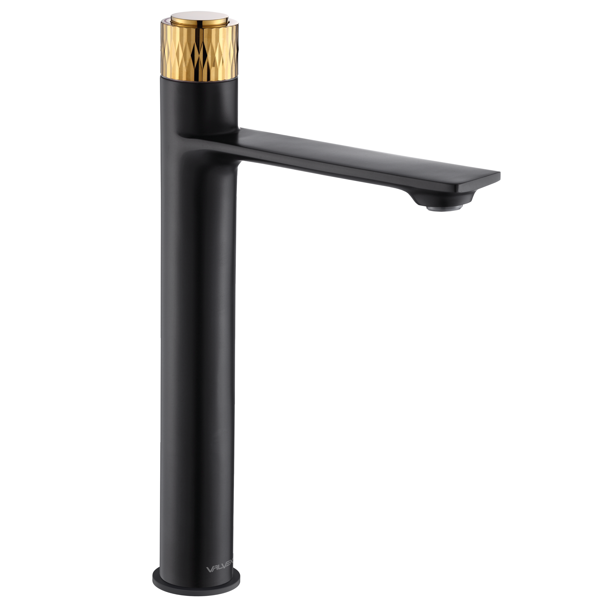 Bateria umywalkowa czarno-złota 32 cm Click On Valvex
