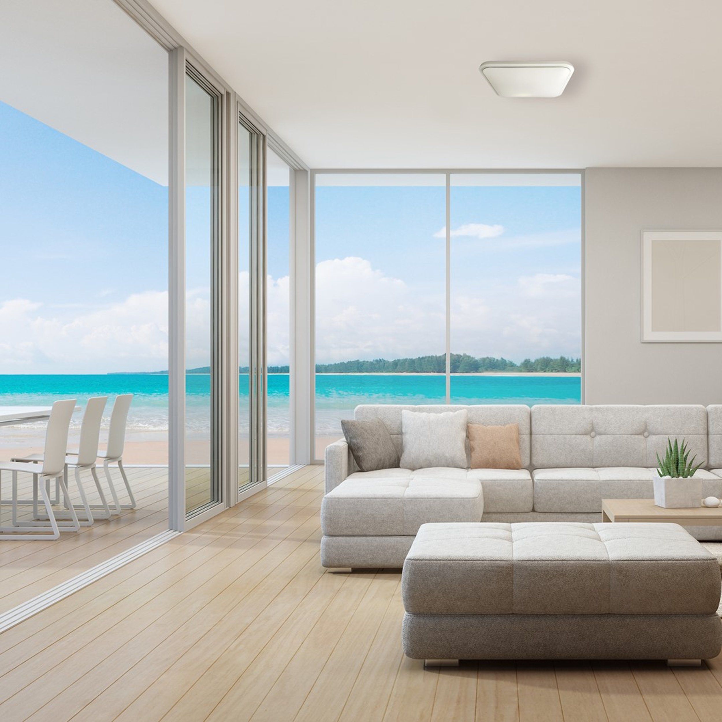 Plafon GREG IP44 33 cm 1620 lm biały LED EKO-LIGHT - 2