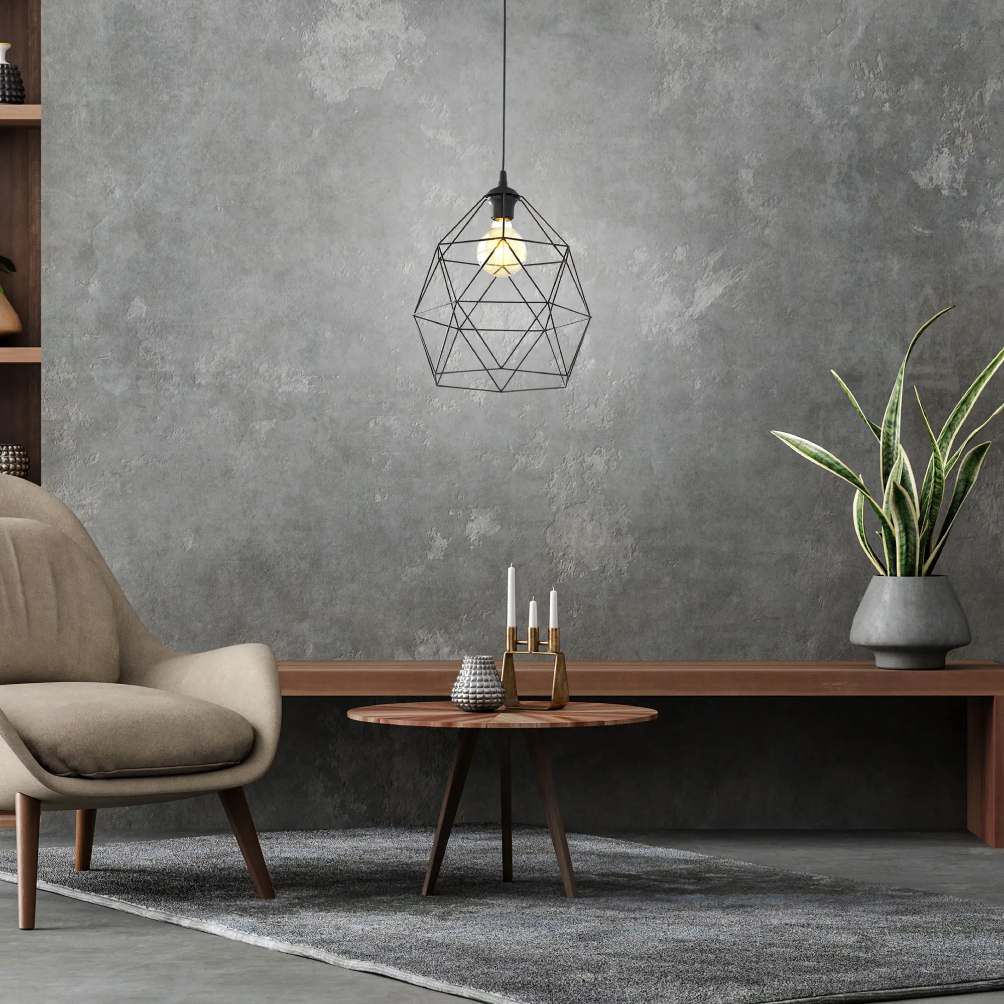 Lampa wisząca Galaxy czarna E27 TK Lighting - 3