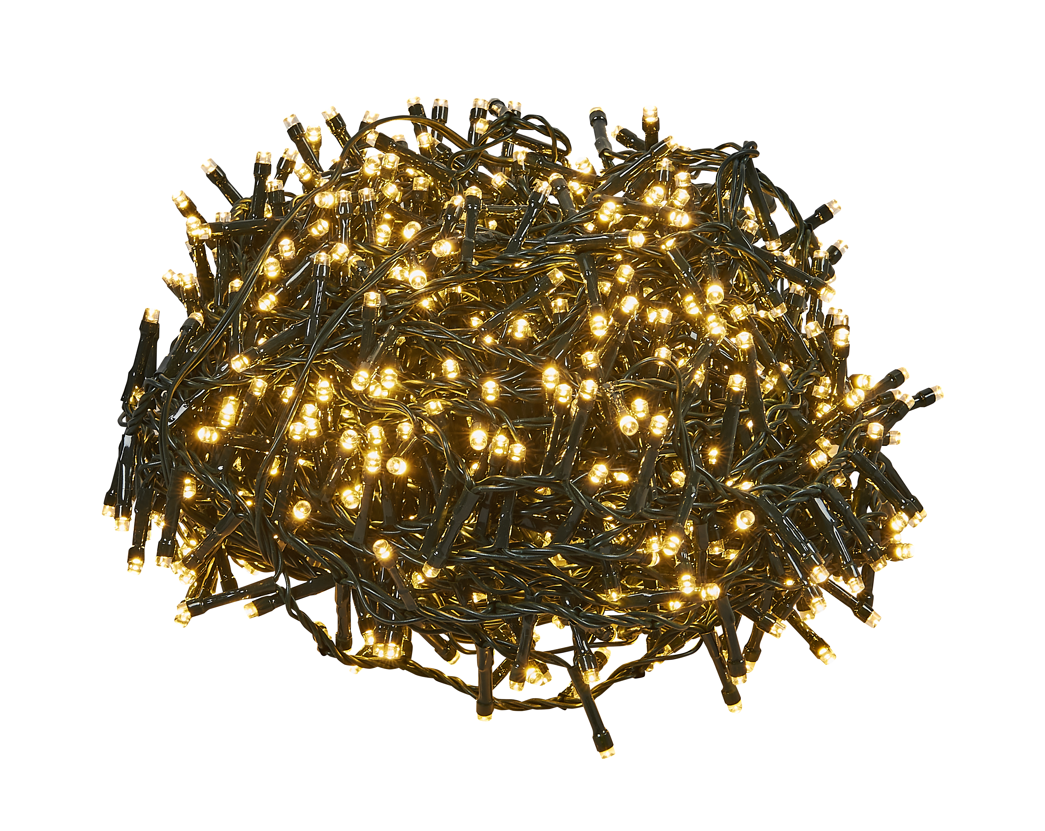 Lampki choinkowe zewnętrzne 25m 1000LED 8 funkcji ciepła biel - 2