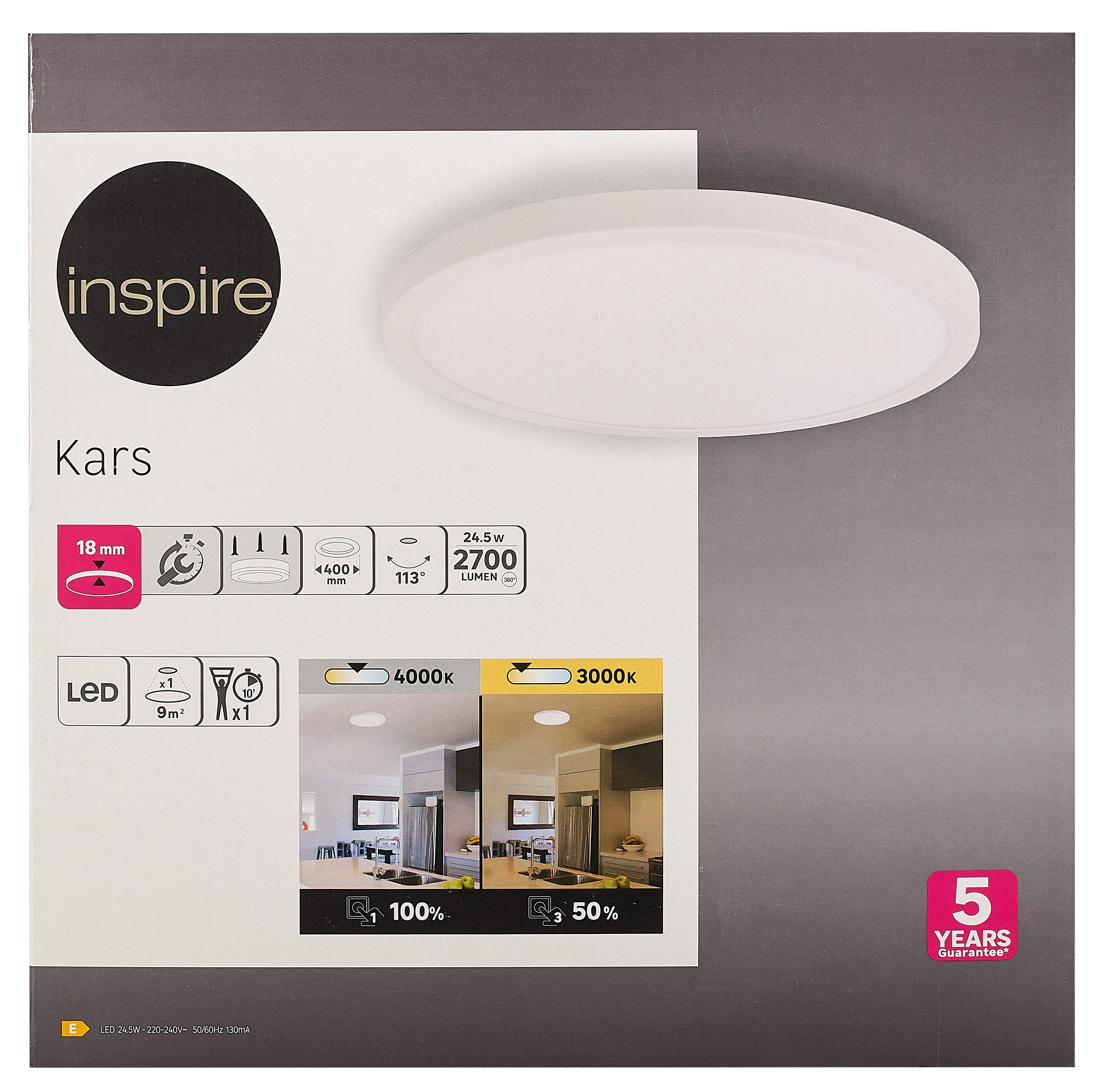 Panel Inspire Panel LED INSPIRE de 24.5w redondo | Leroy Merlin