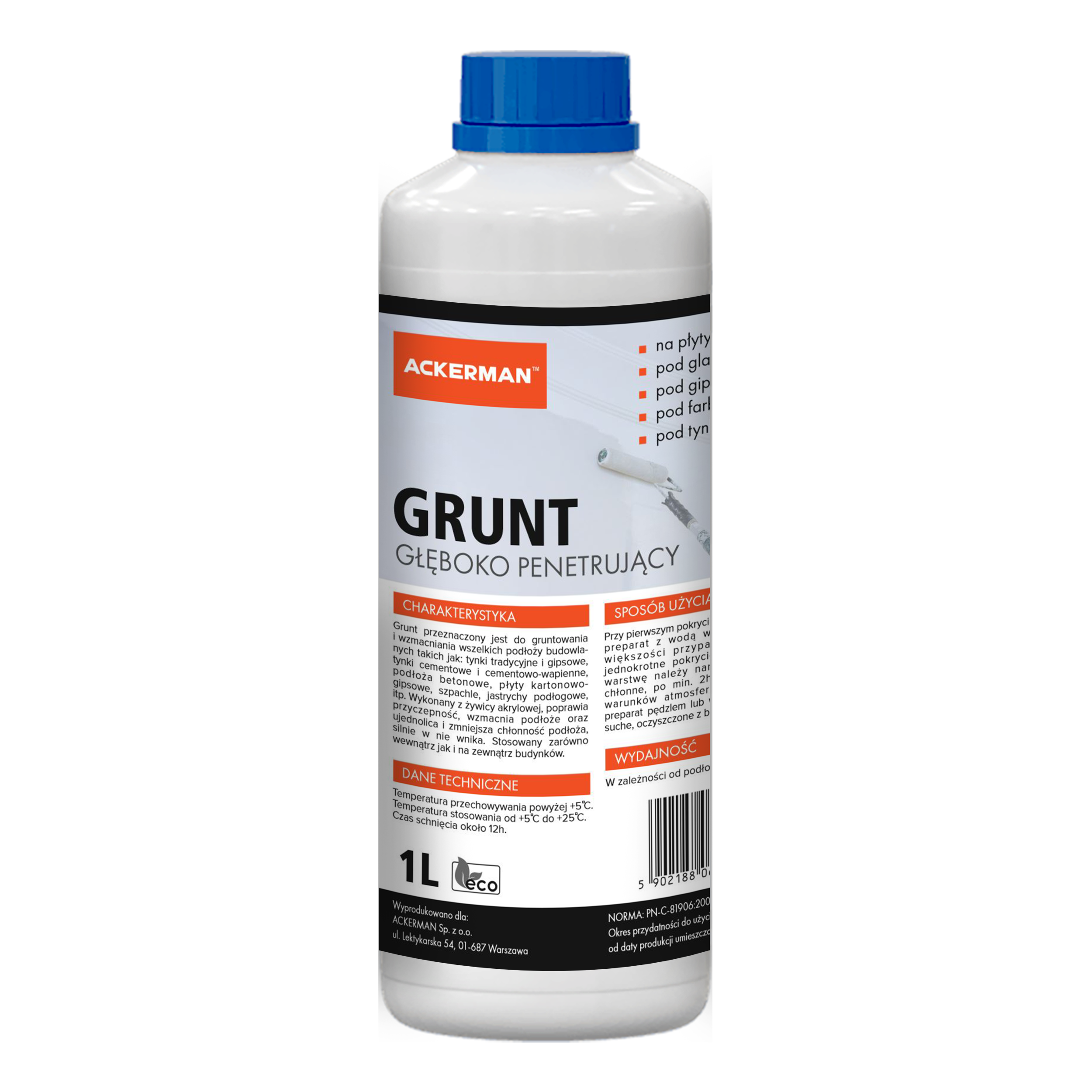 Grunt głęboko penetrujący 1 litr Ackerman