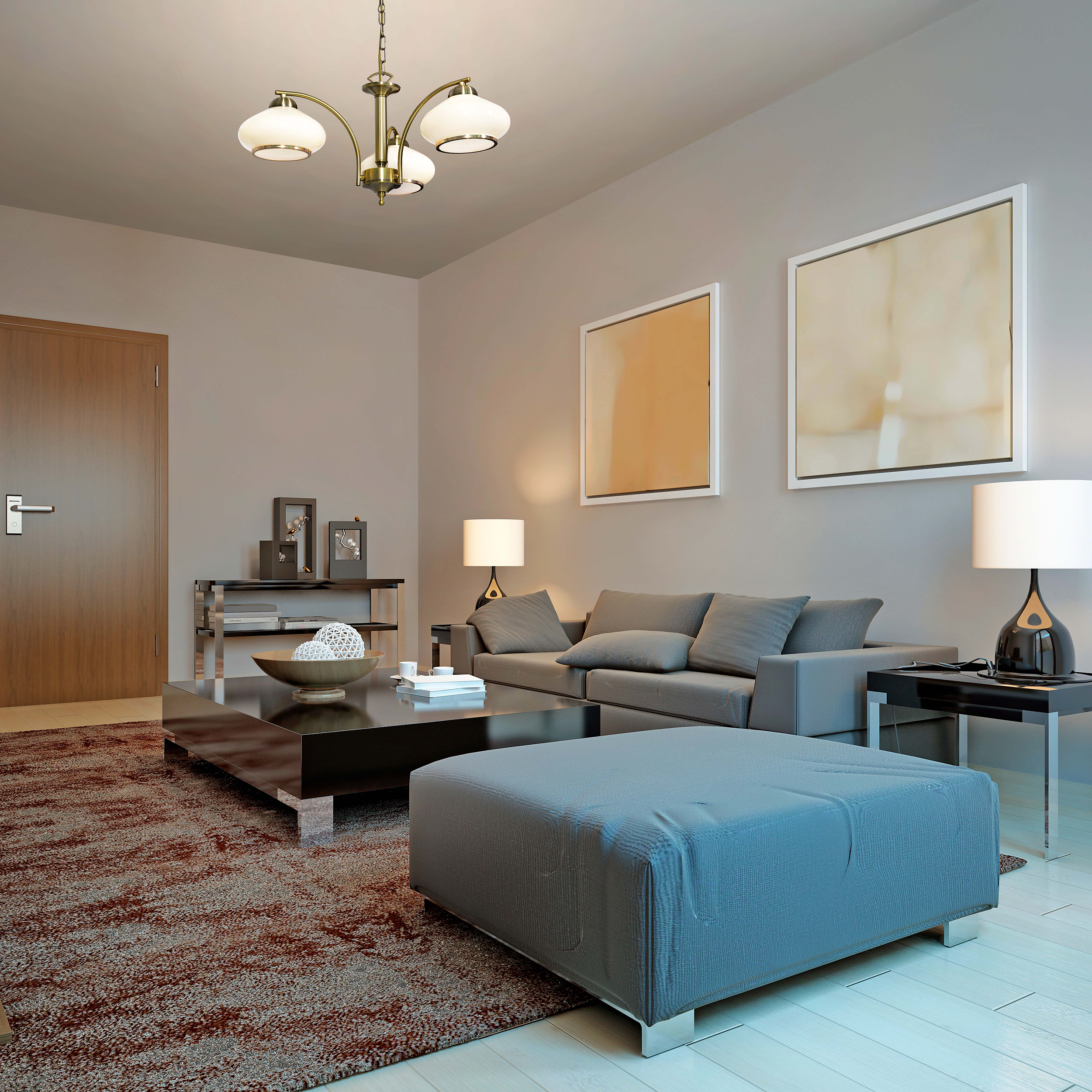 Żyrandol Rita złoty patyna 3 x E27 Activejet - 2