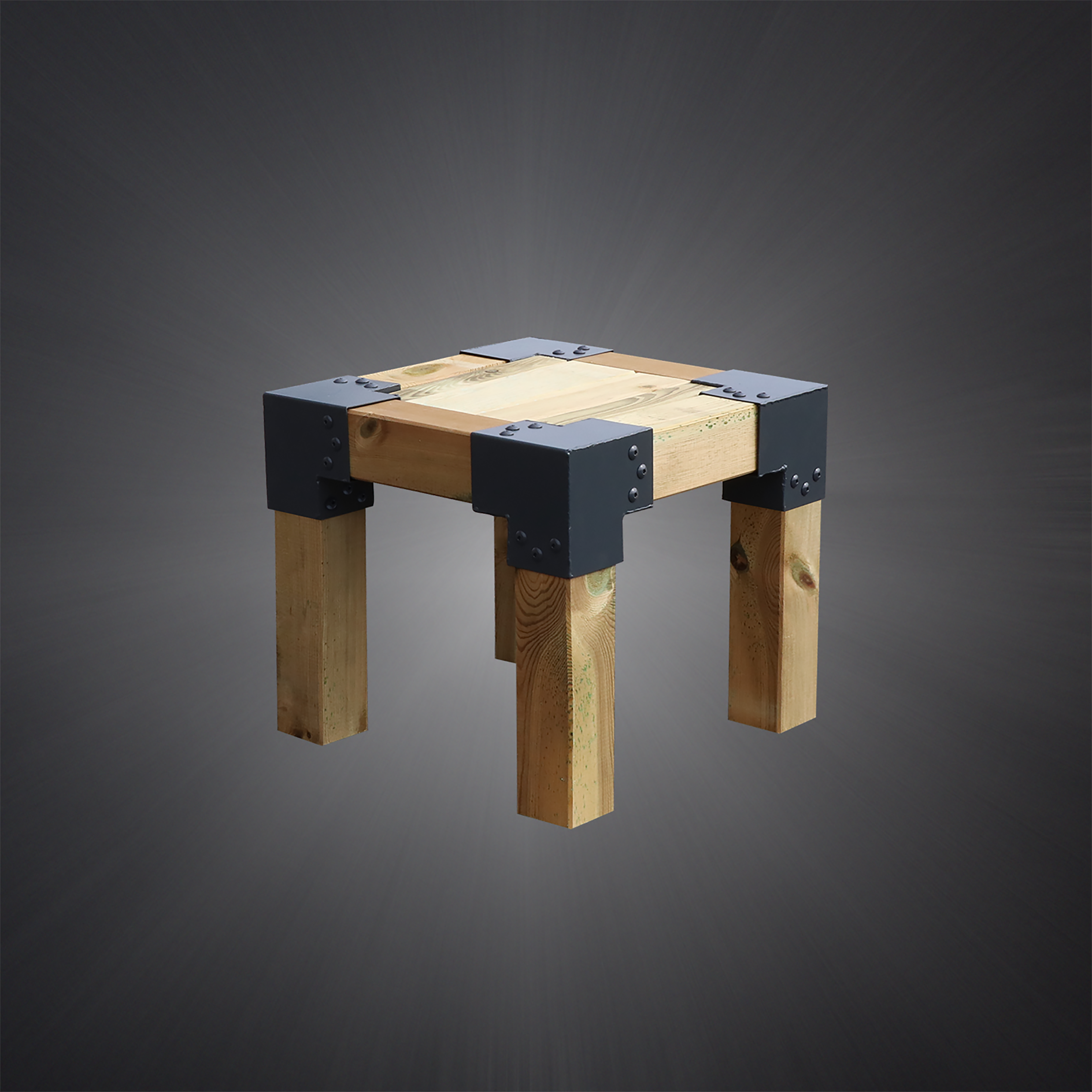 Łącznik narożnik 9x9 cm 90st. 3-końce Suki Plug-in antracyt - 5