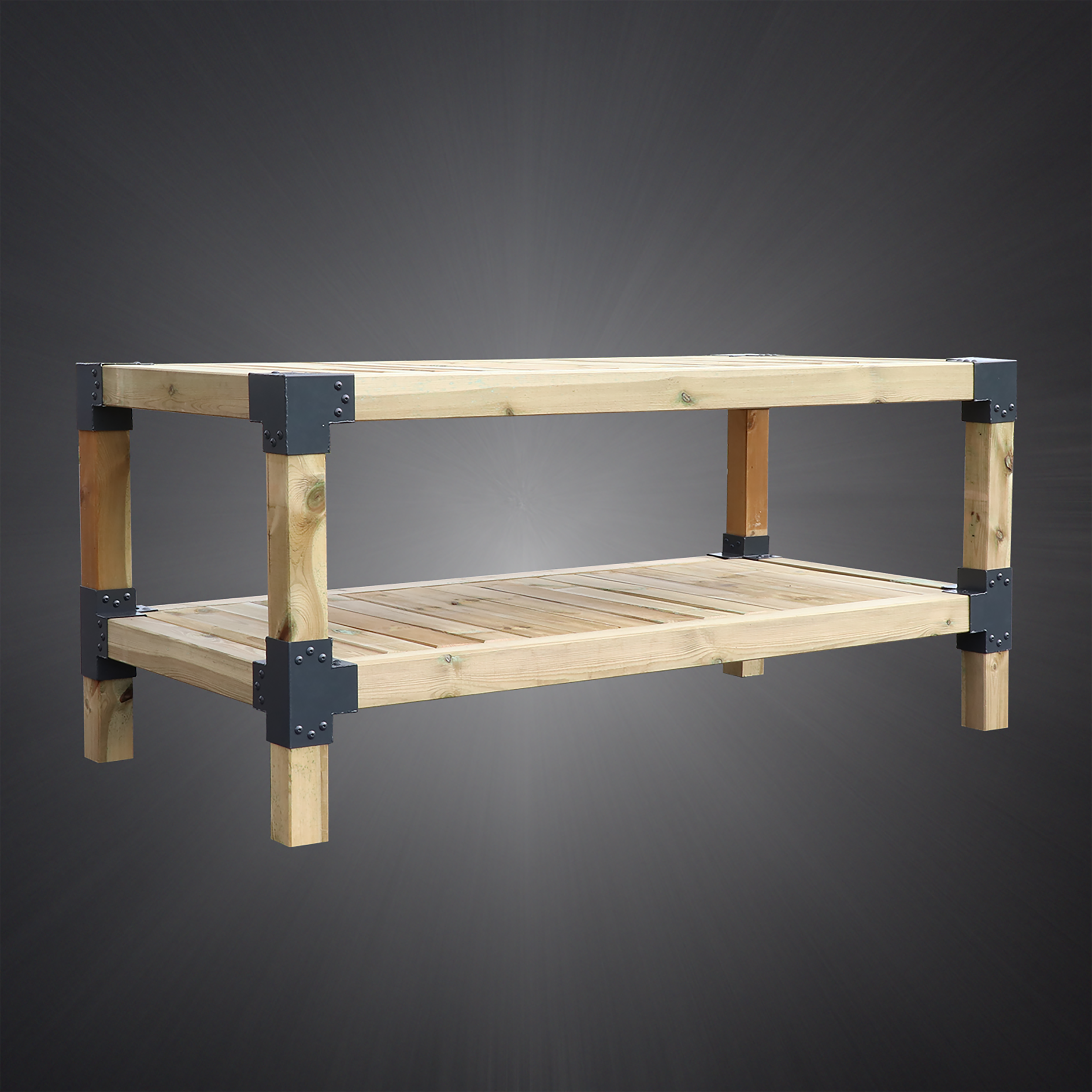 Łącznik narożnik 9x9 cm 90st. 3-końce Suki Plug-in antracyt - 4