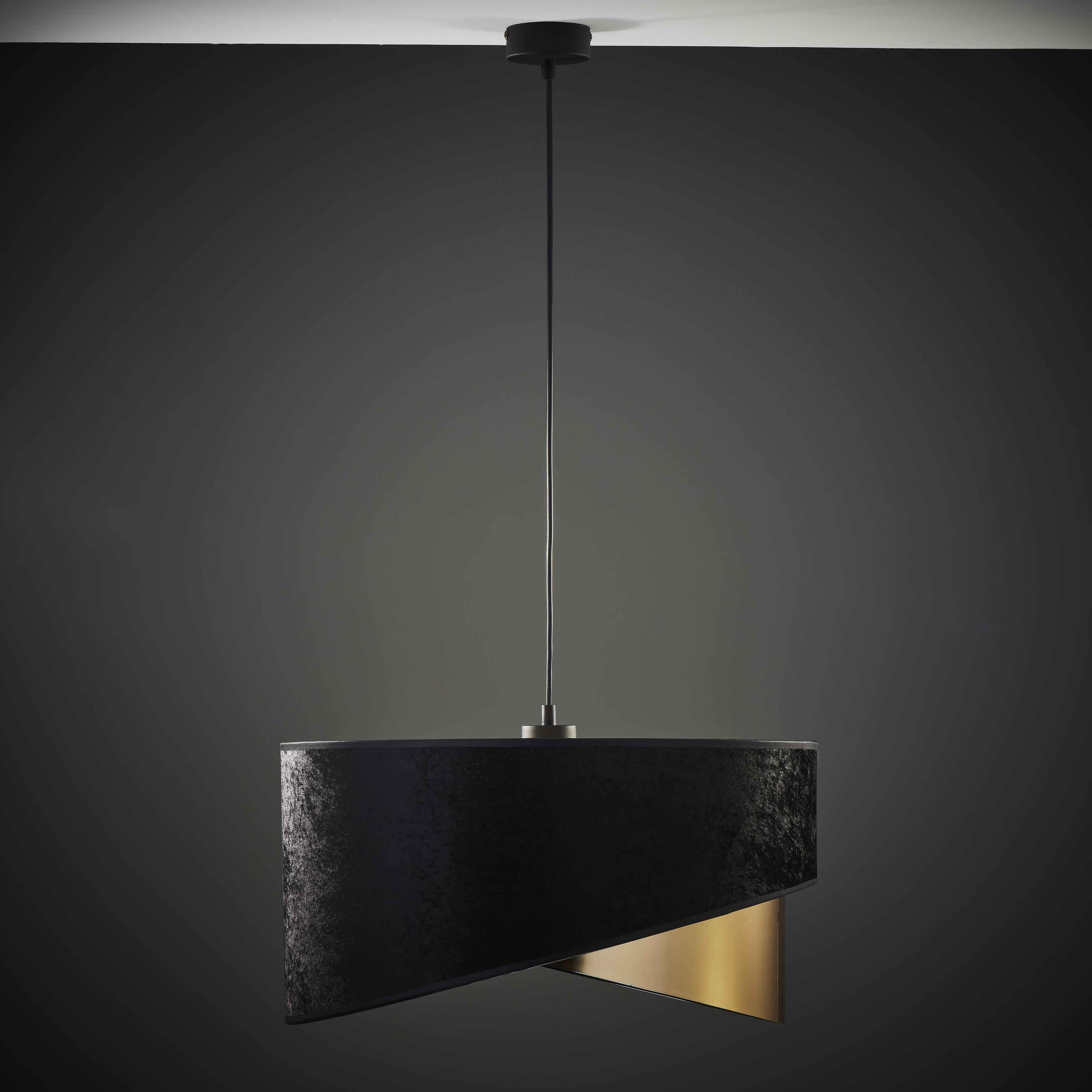 Lampa wisząca Tercio czarno-złota 3 x E27 TK Lighting - 4