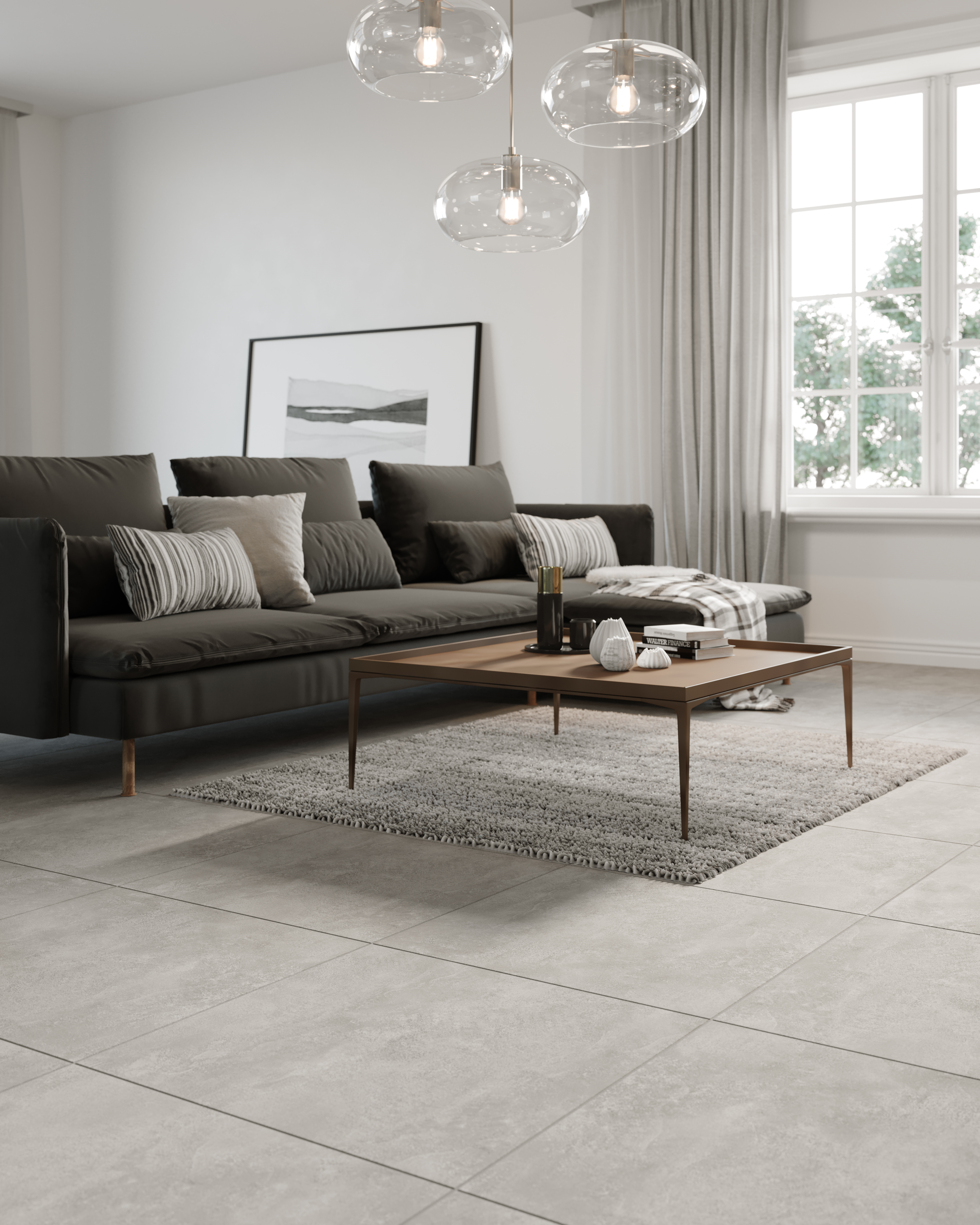 Gres szkliwiony Fallon Grey 59.8x59.8 Cersanit - 3