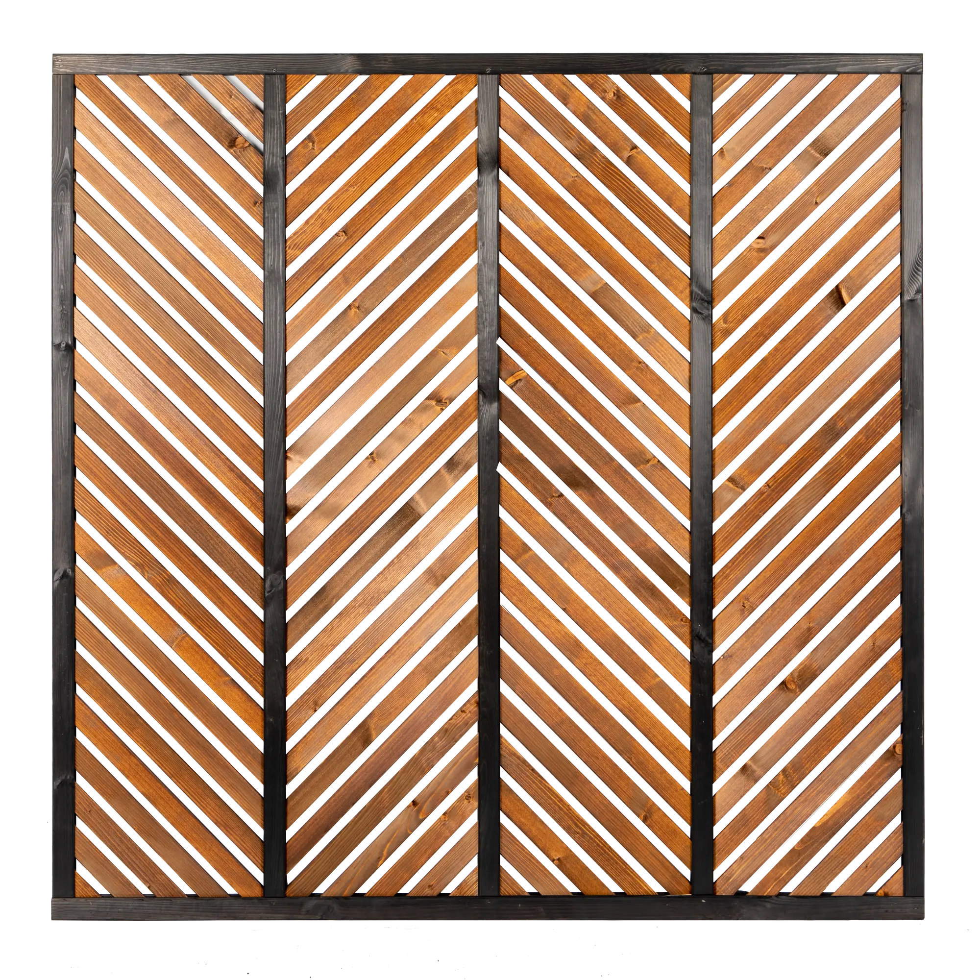 Płot ażurowy Tivoli 180x180 cm jodełka drewniany Werth-Holz