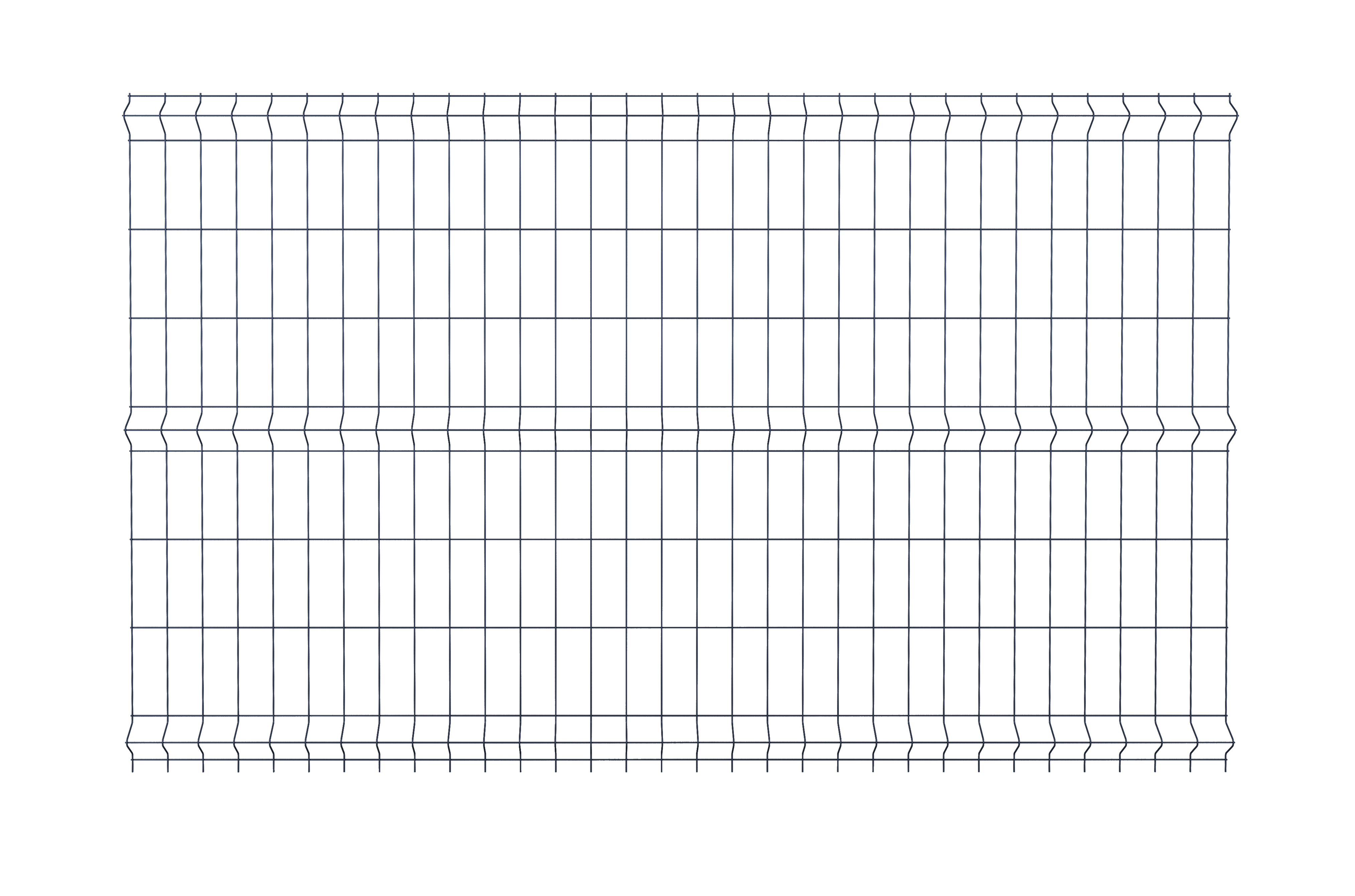 Panel ogrodzeniowy Vera 3D 153x250 cm antracytowy Wiśniowski - 8