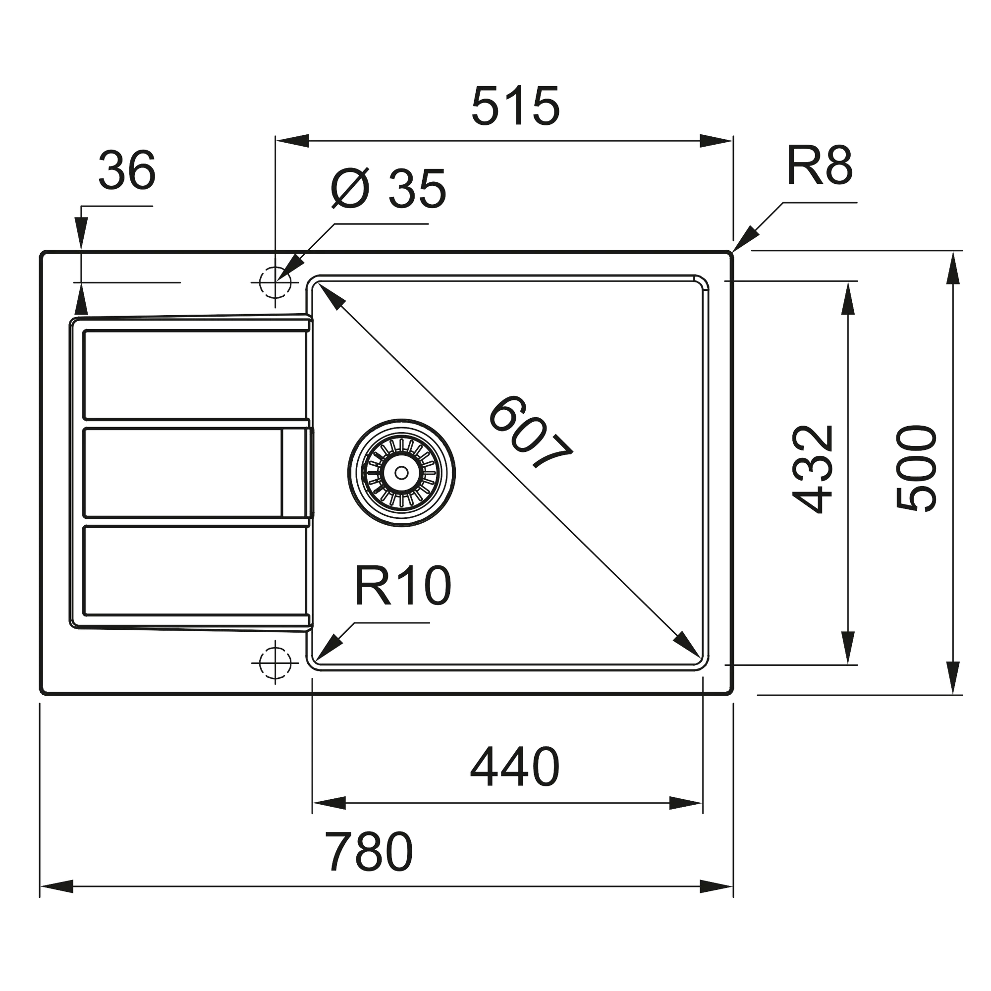 Zlewozmywak Tectonite S2D 611-78 XL Franke - 2