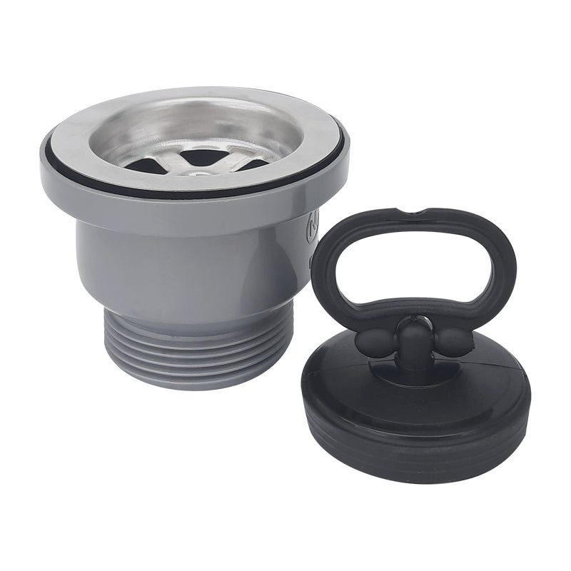 Zdjęcia - Pozostałe artykuły hydrauliczne Kielich zlewu Fi 50 GL0010 srebrny GERMANLINE