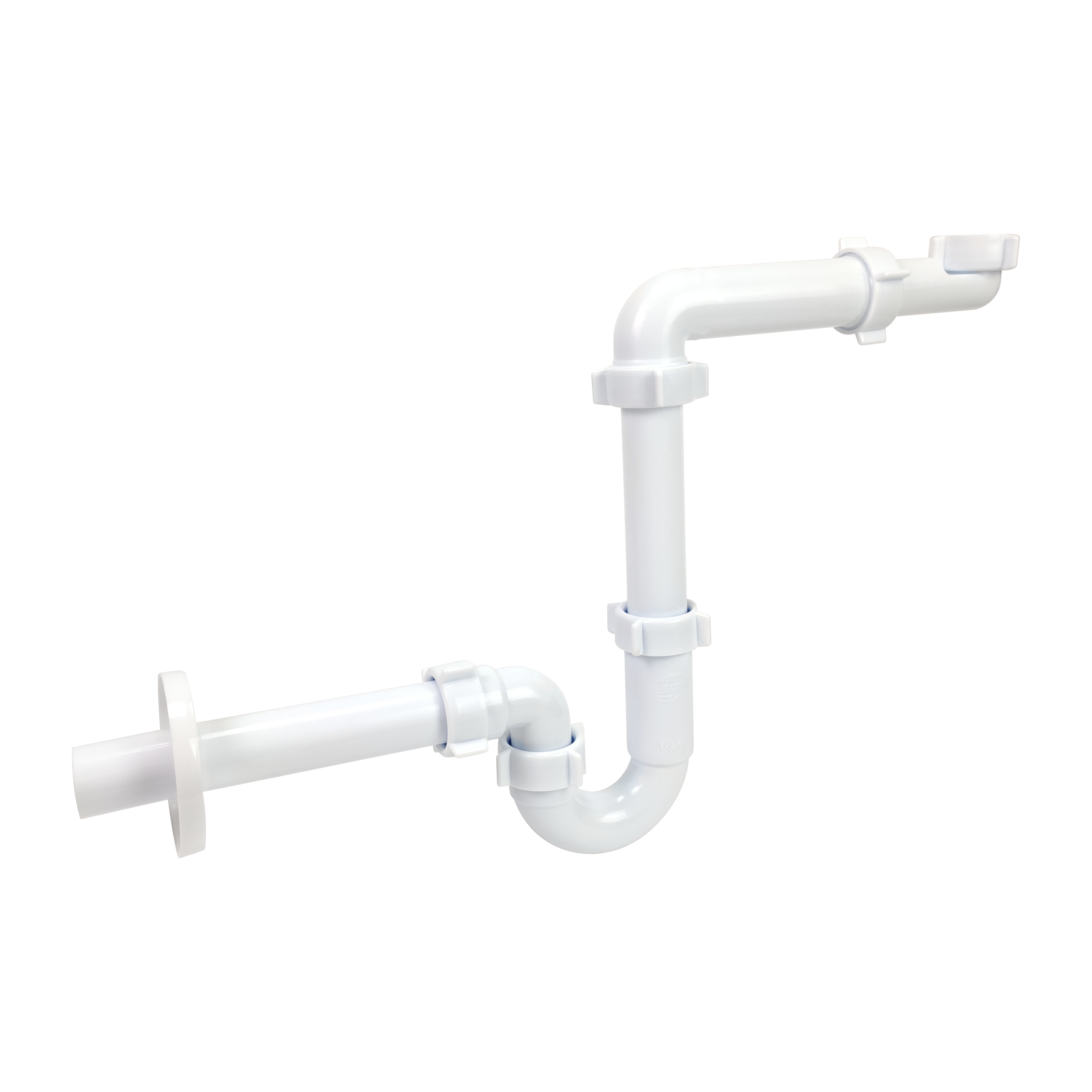 Syfon umywalki bez spustu oszczędzający miejsce 5/4" x 32 mm INSTADRAIN