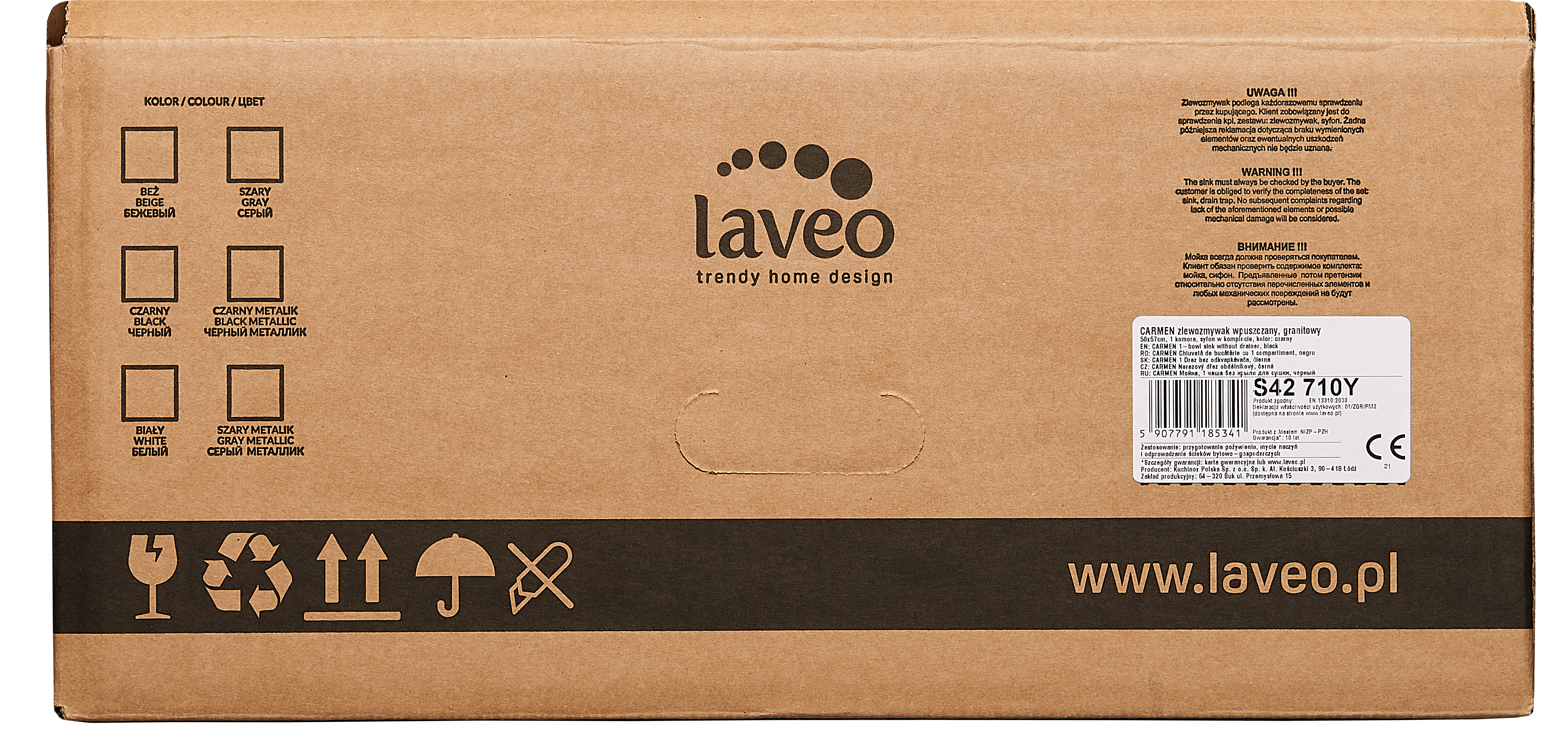Zlewozmywak granitowy Carmen Laveo - 8