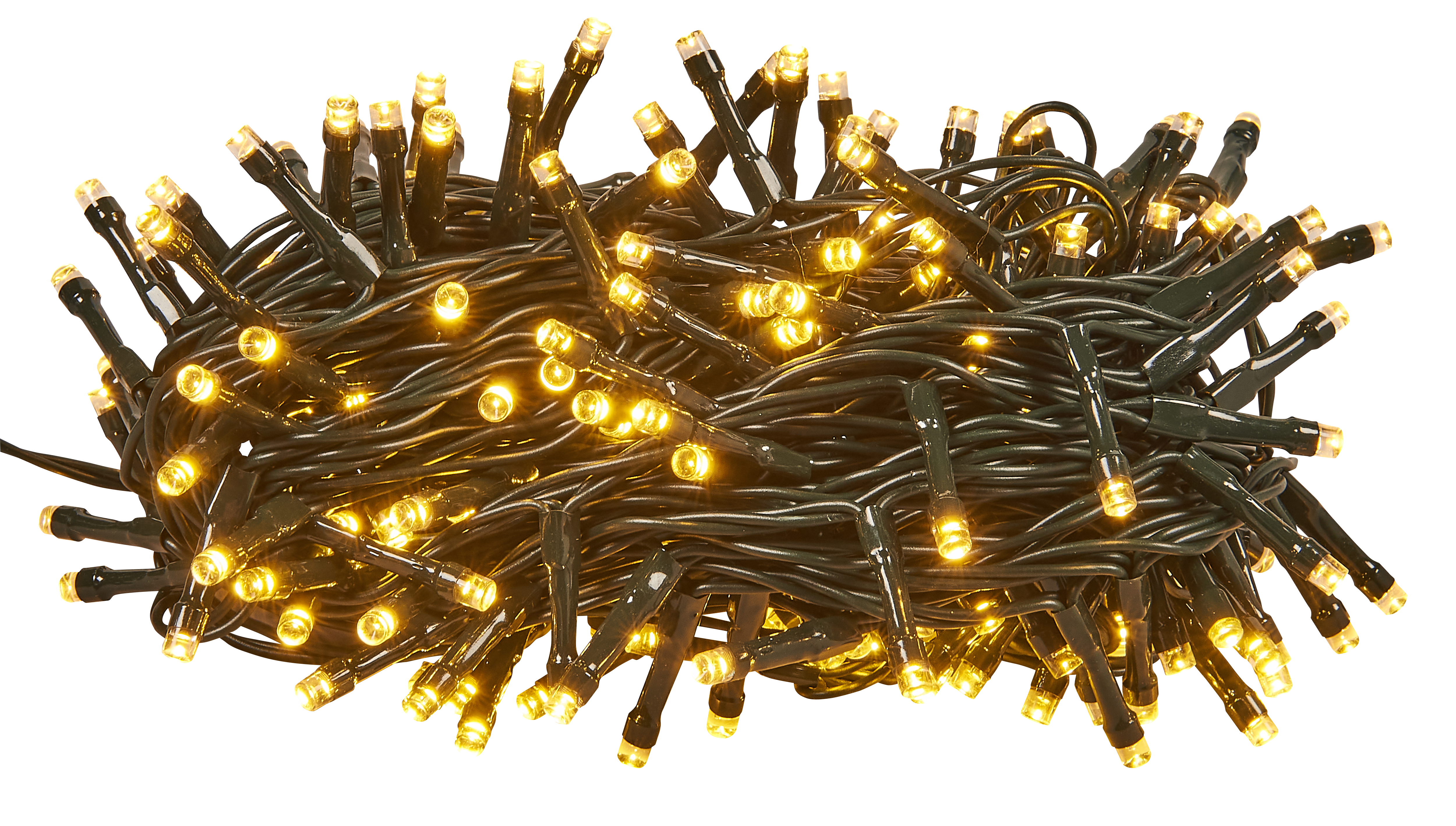 Lampki choinkowe zewnętrzne 10m 200 LED ciepła biel - 2