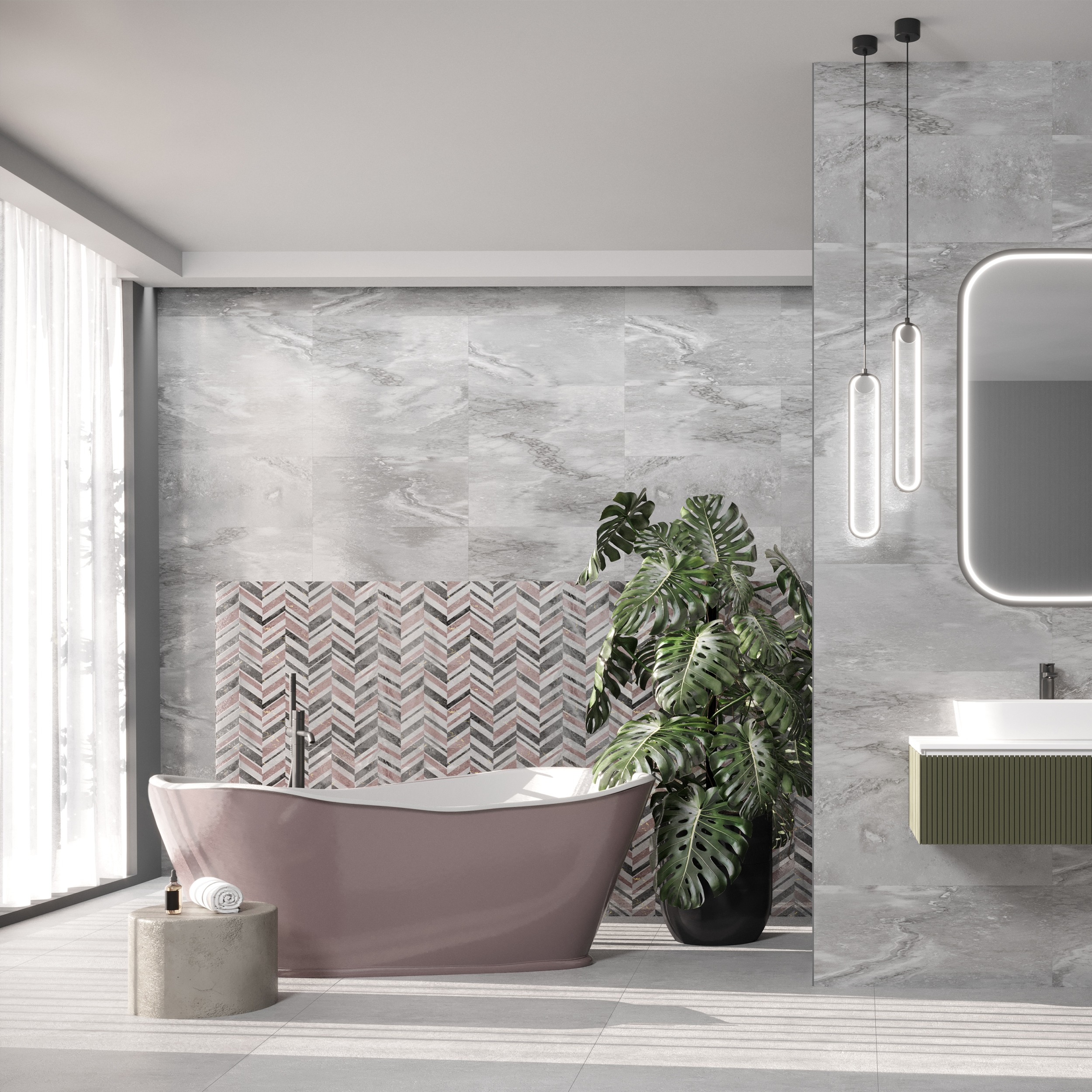Glazura Rapolano Grey 30x60 Ceramika Color - 2