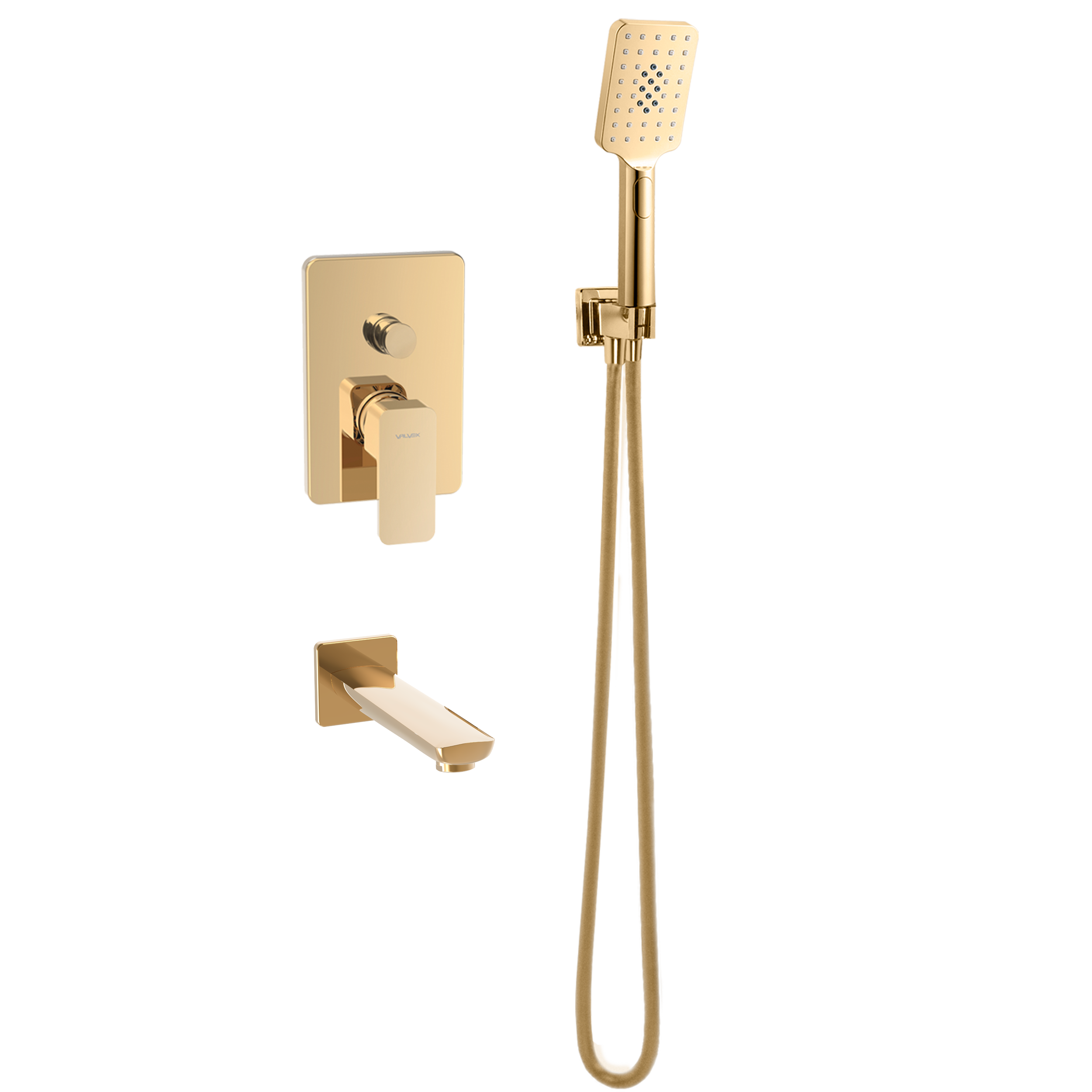 Zestaw podtynkowy wannowy gold Remo Valvex