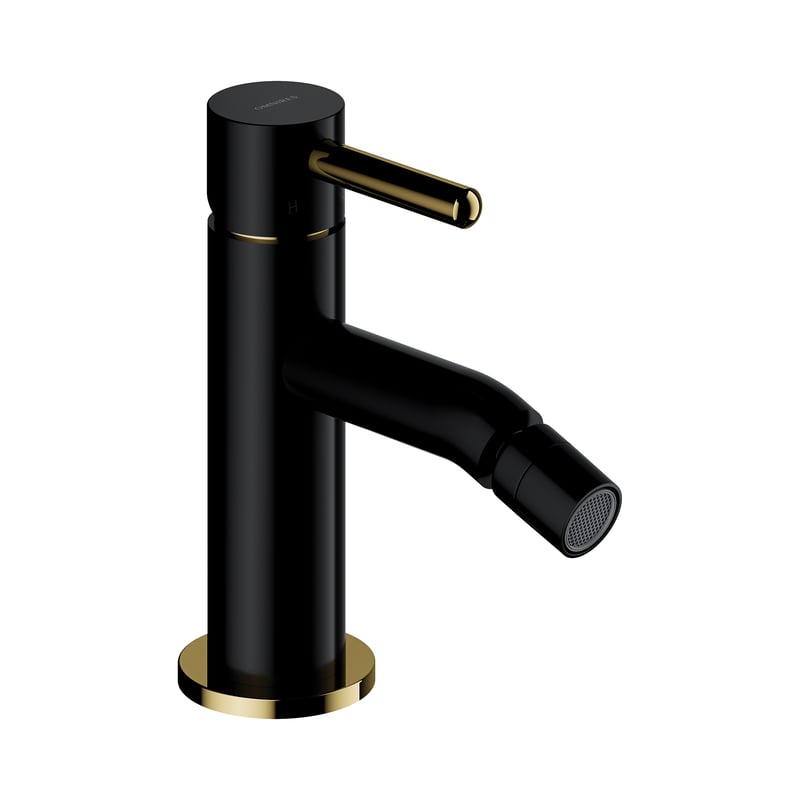 Bateria bidetowa półmat czarno-złota Simplon Omnires