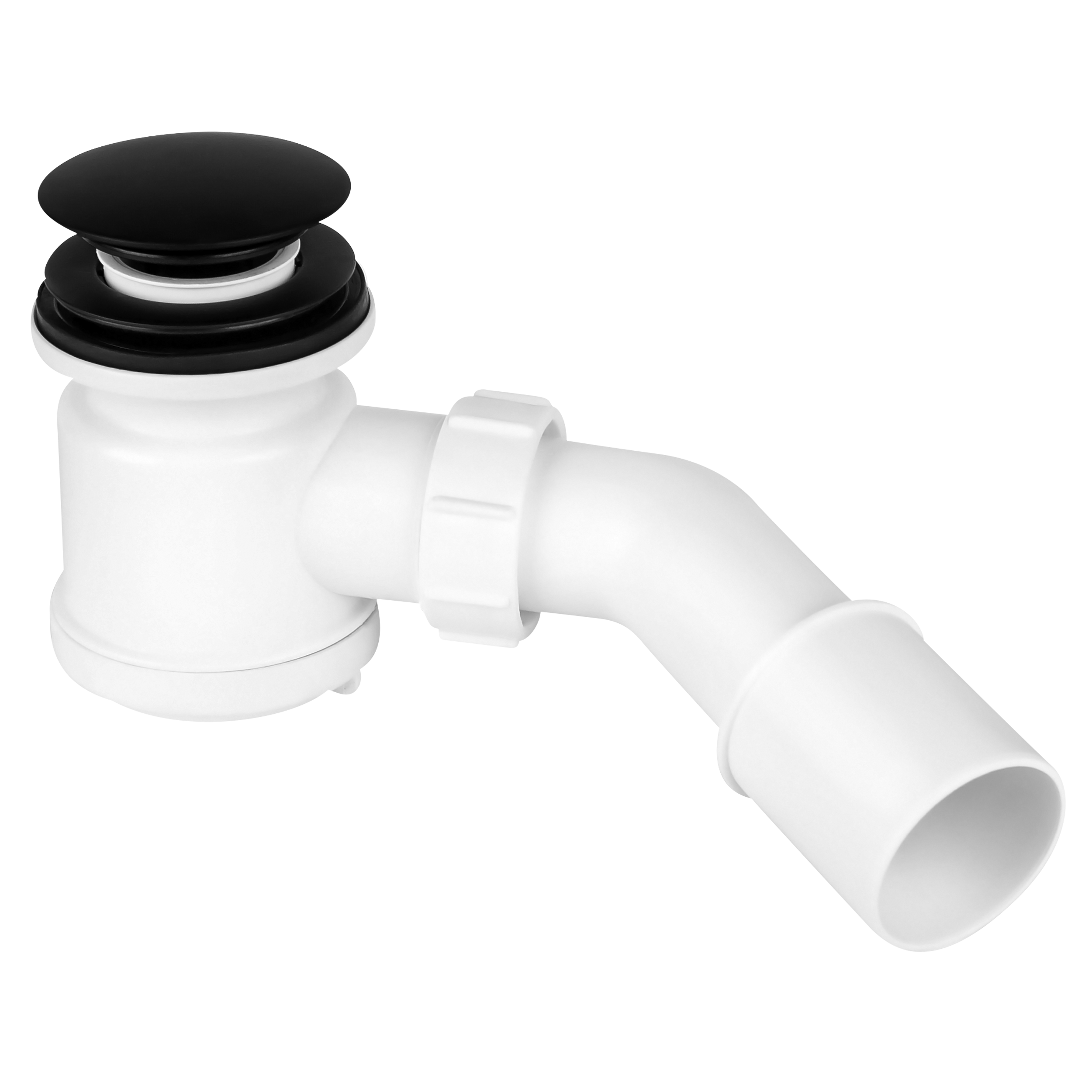 Syfon brodzika 50 mm KLIK-KLAK czarny MCALPINE