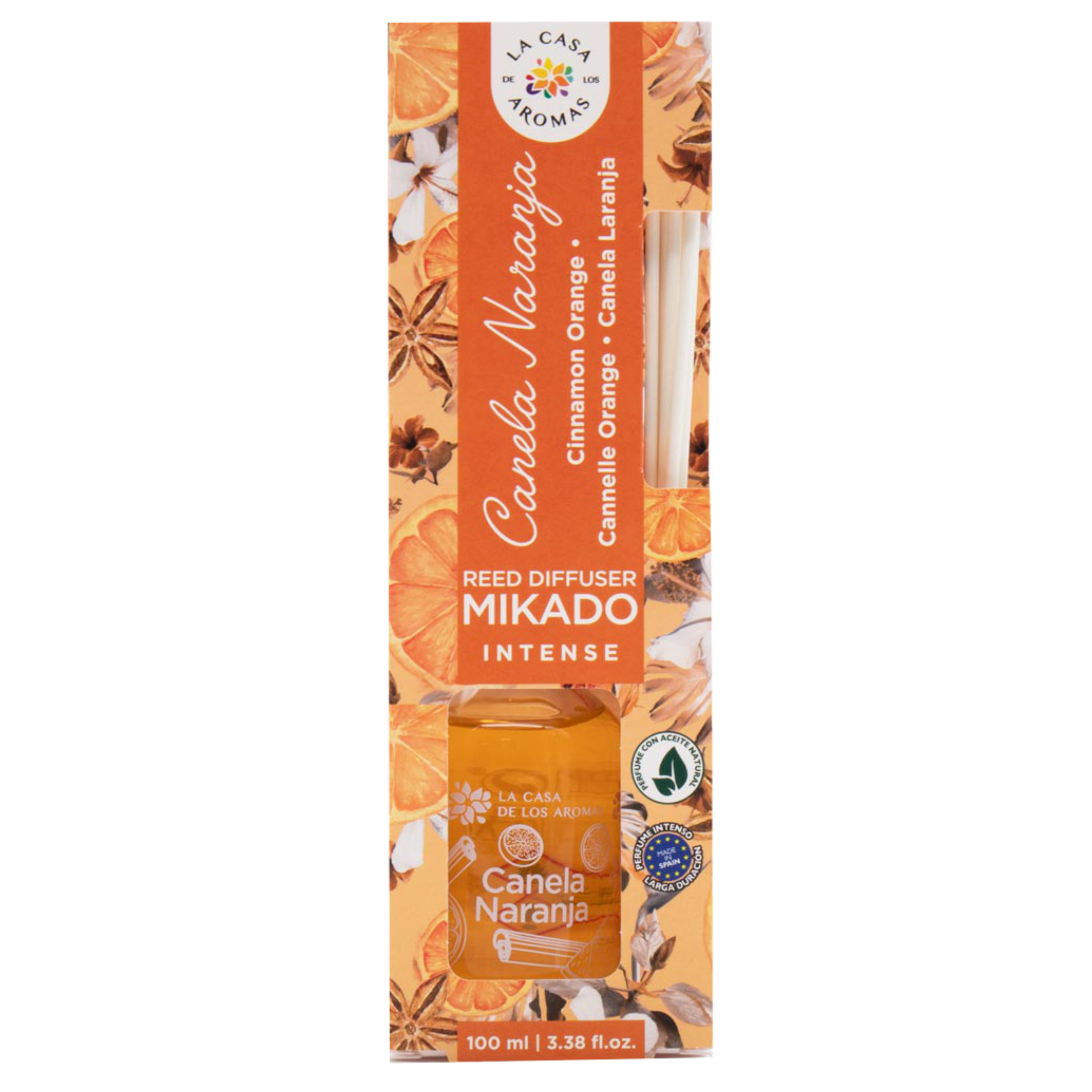 Dyfuzor zapachowy Intenso cynamon z pomarańczą 100 ml La Casa de los Aromas - 4