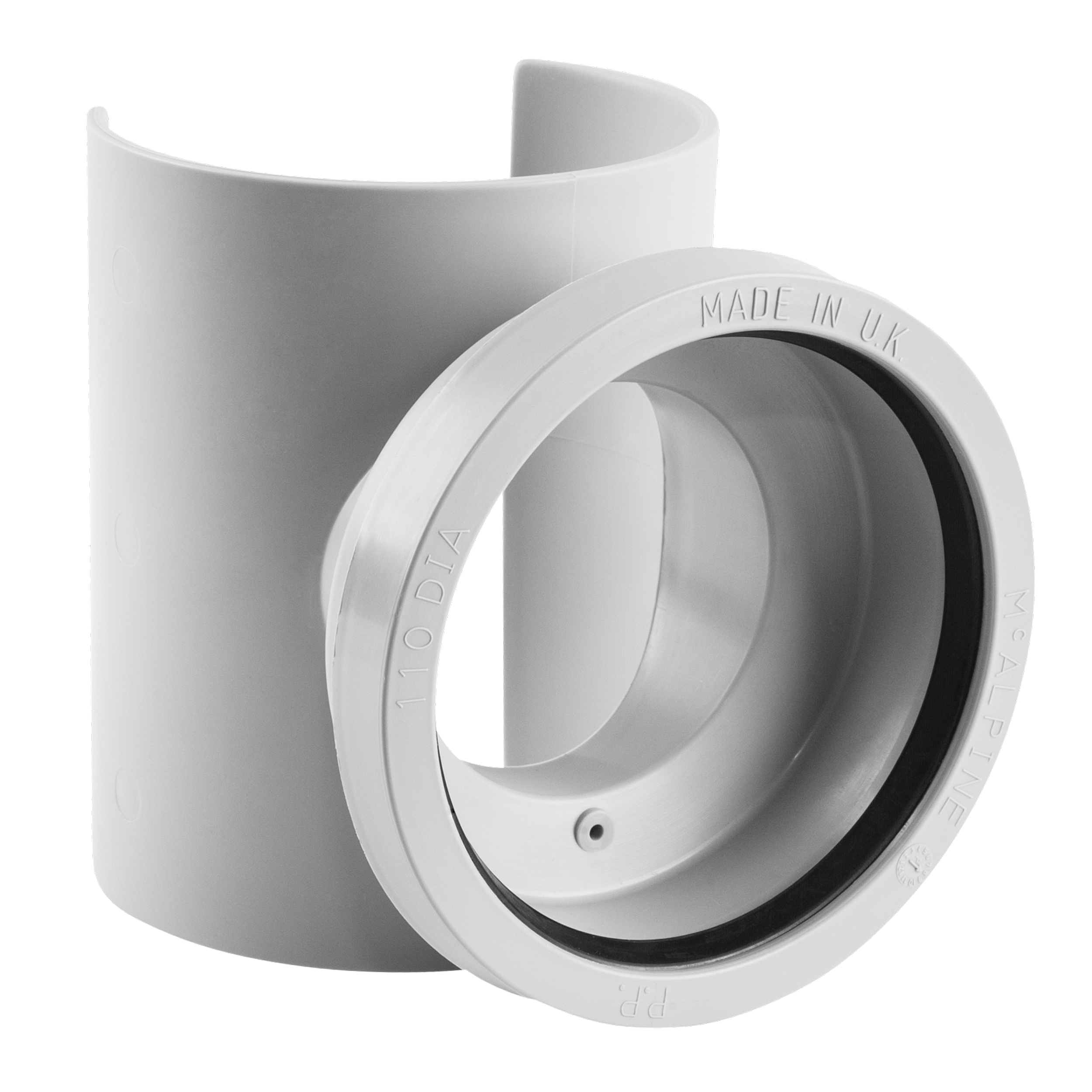 Siodło do pionów kanalizacyjnych 110 mm MCALPINE