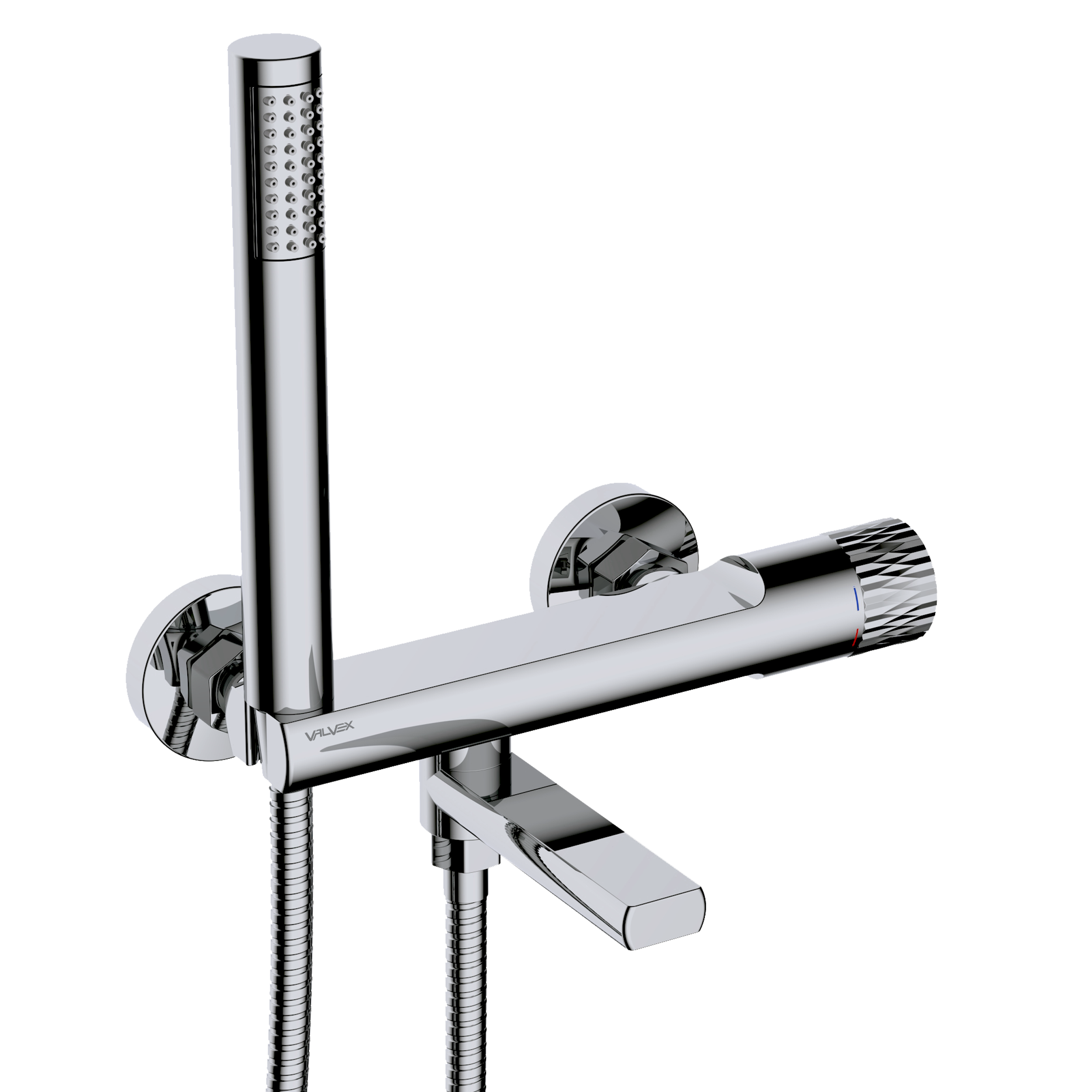 Bateria wannowa chrom Click On Valvex