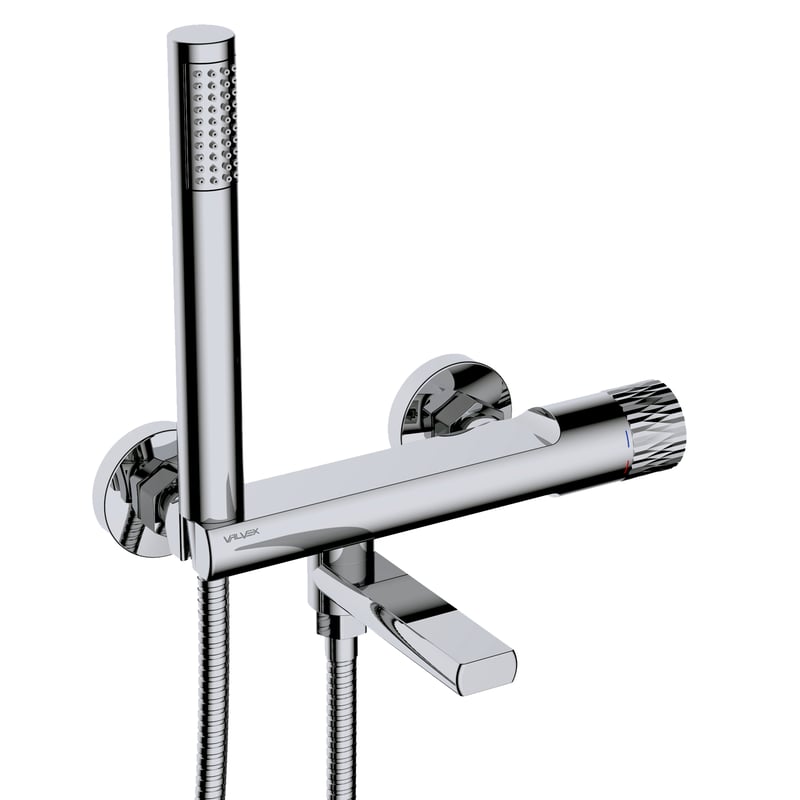 Bateria wannowa chrom Click On Valvex