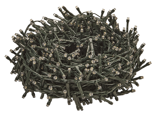 Lampki choinkowe zewnętrzne 15m 600 LED ciepła biel