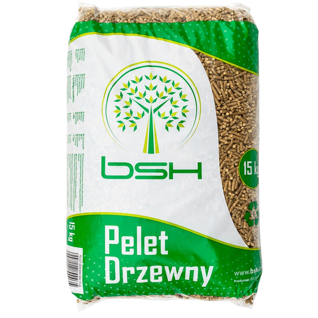 Pellet drzewny A2 15 kg BSH