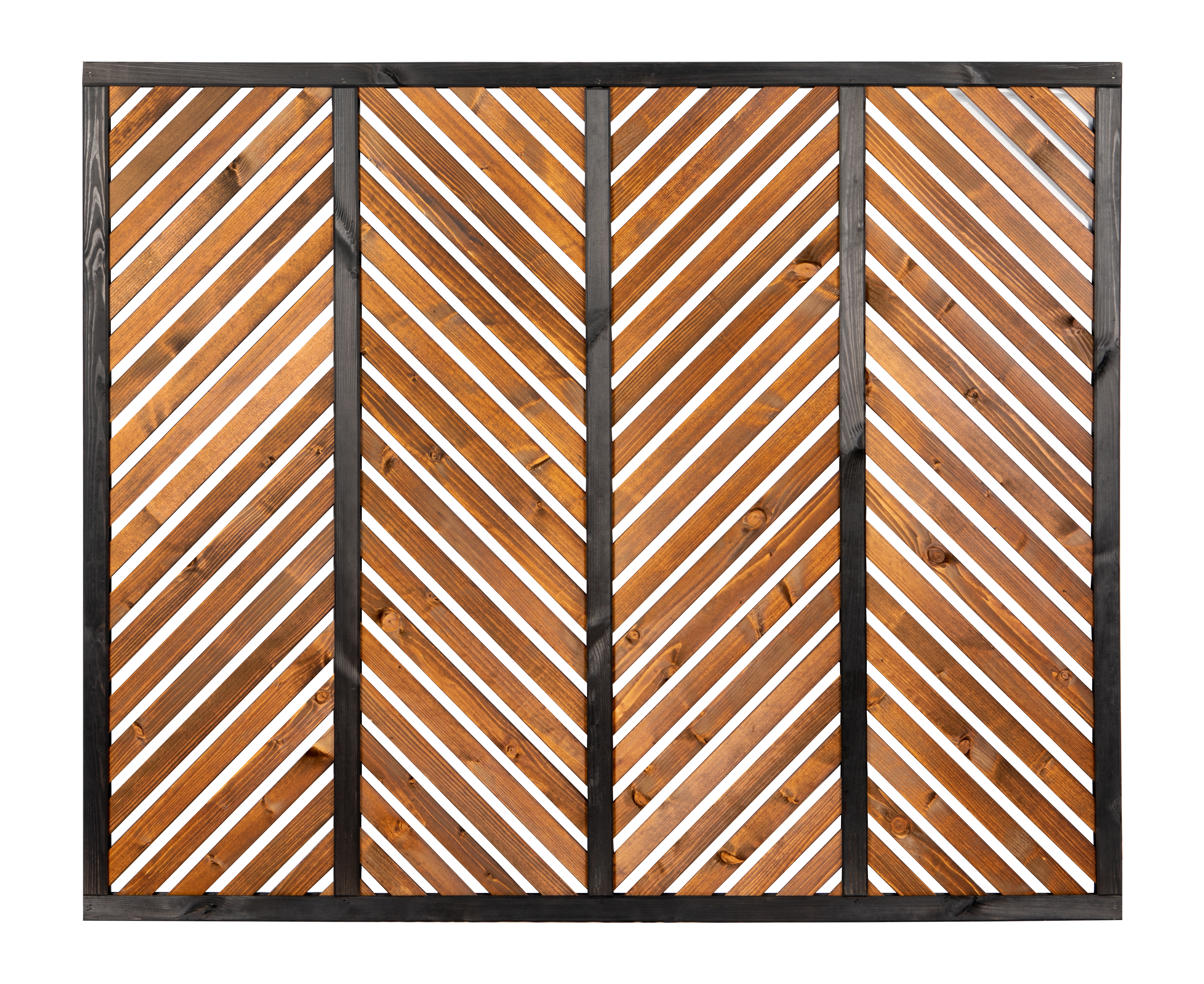 Płot ażurowy Tivoli 180x150 cm jodełka drewniany Werth-Holz