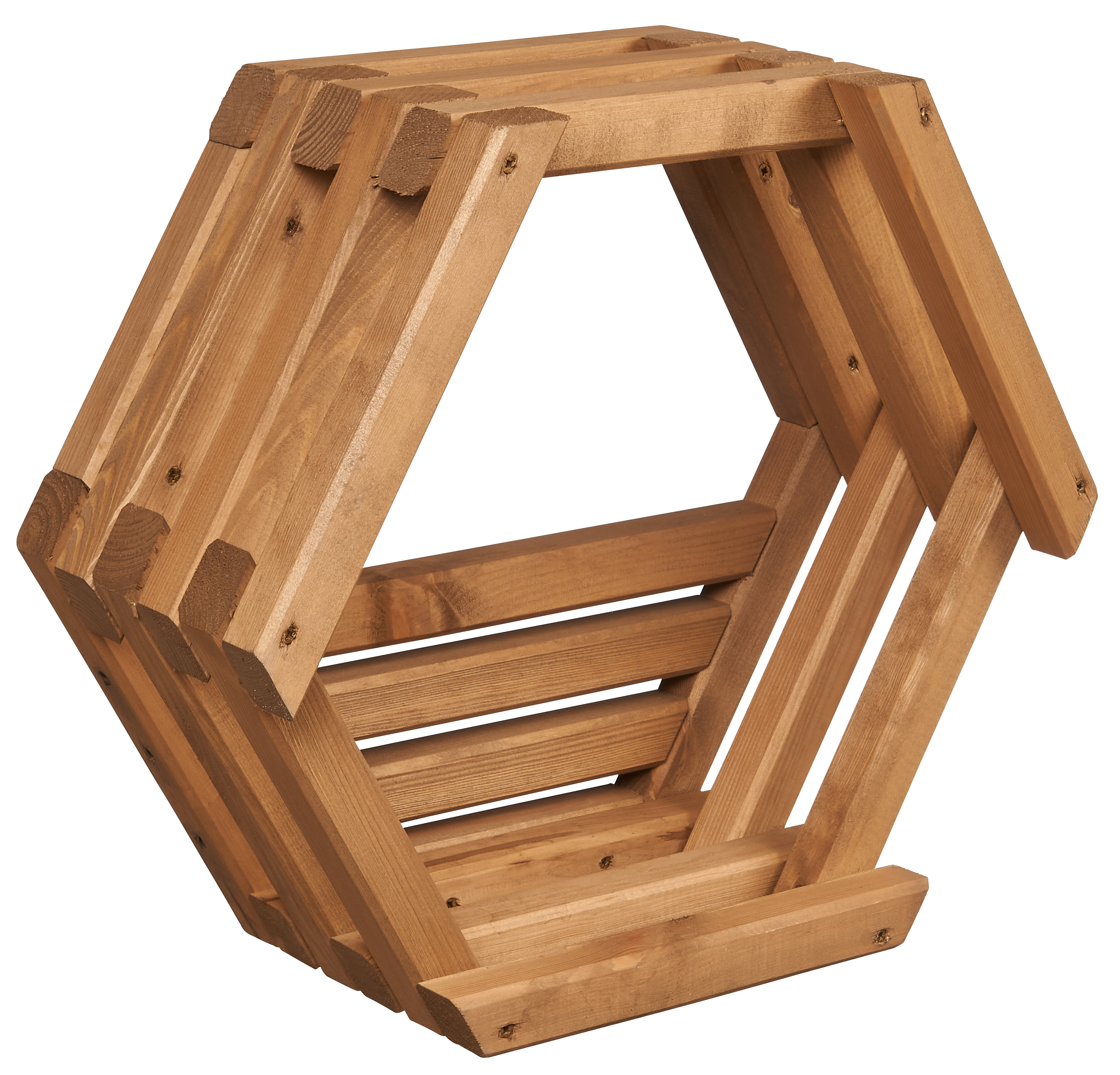 Donica-półka drewniana Hexen 48x42 cm Werth-Holz - 6