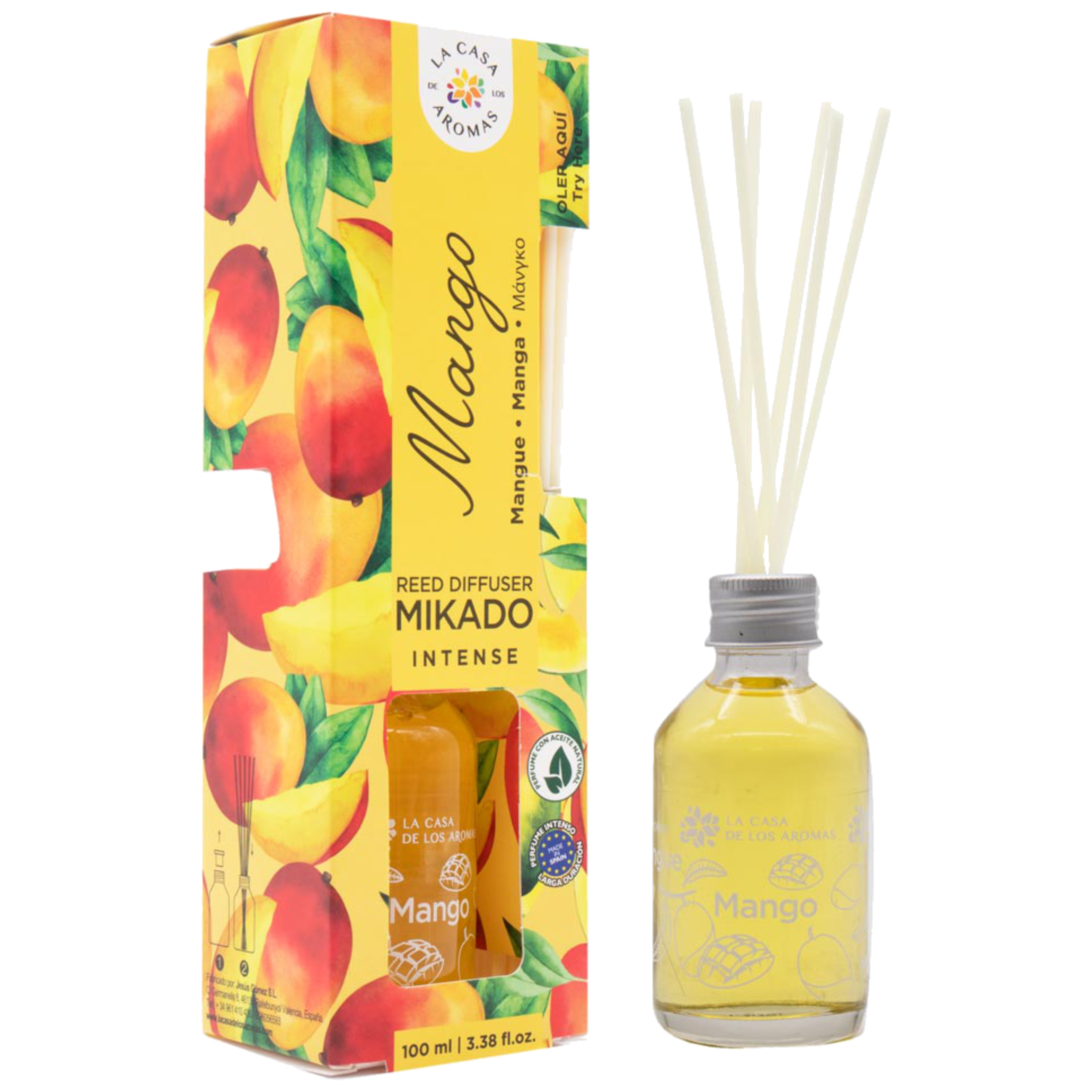 Dyfuzor zapachowy Intenso mango 100 ml La Casa de los Aromas - 3