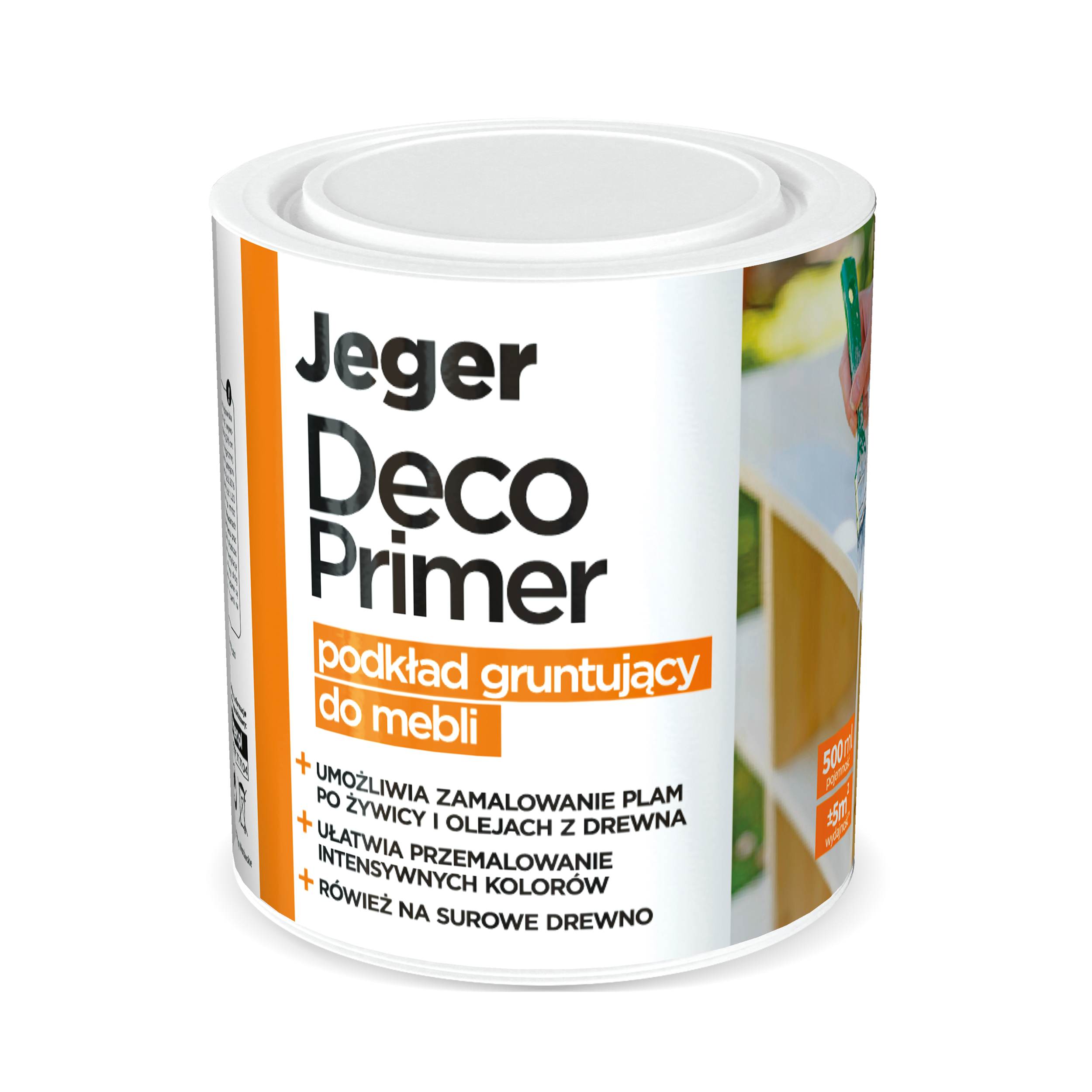 Podkład gruntujący do mebli DECO PRIMER 0.5 l JEGER