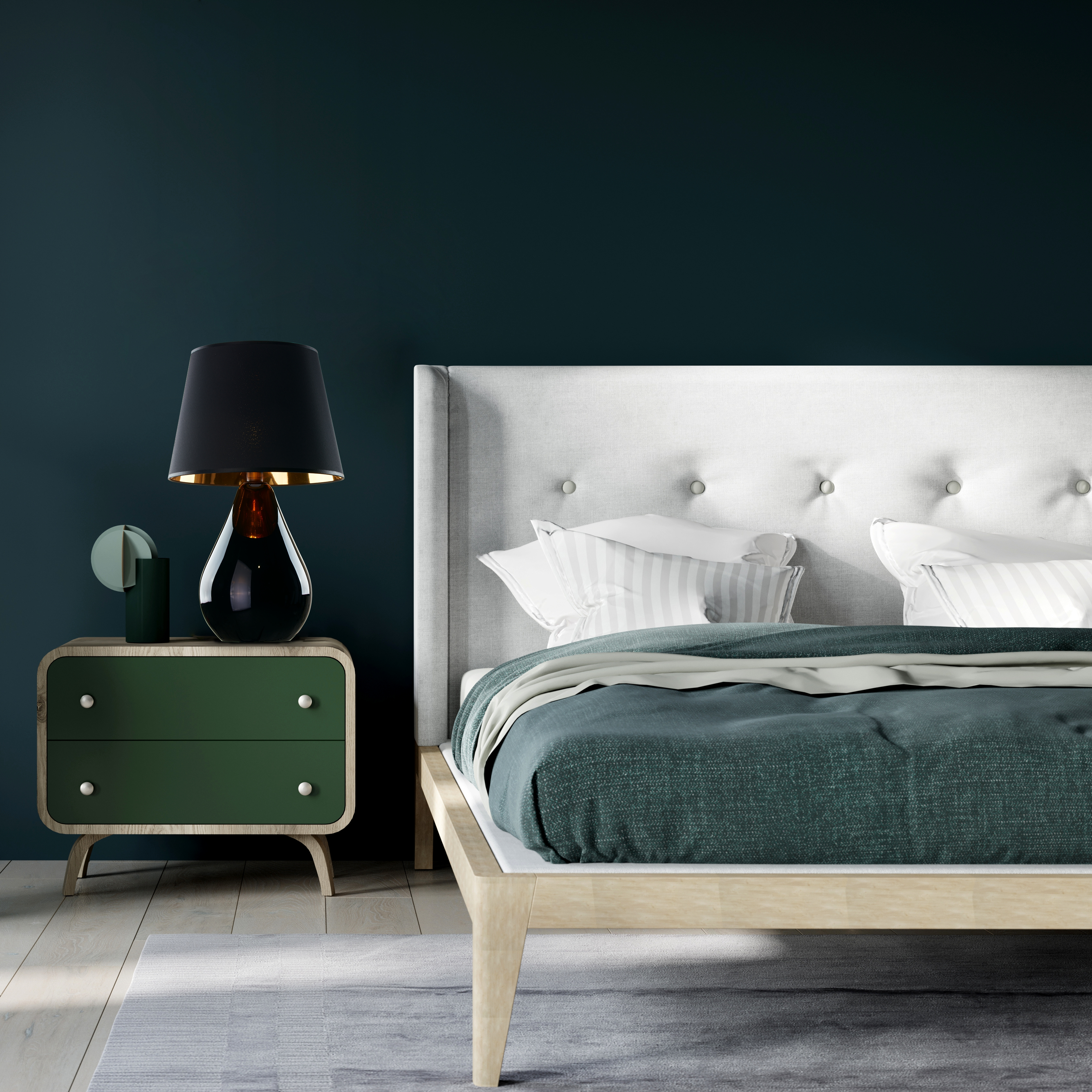 Lampka stołowa Lacrima czarna E27 TK Lighting - 3