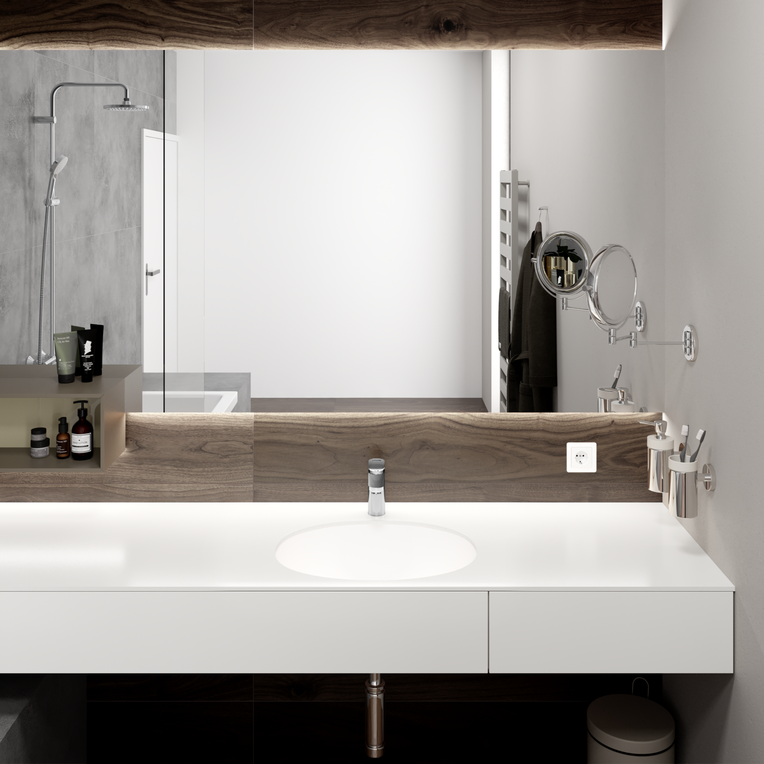 Bateria umywalkowa chrom Blend L CoolStart Hansgrohe - 8