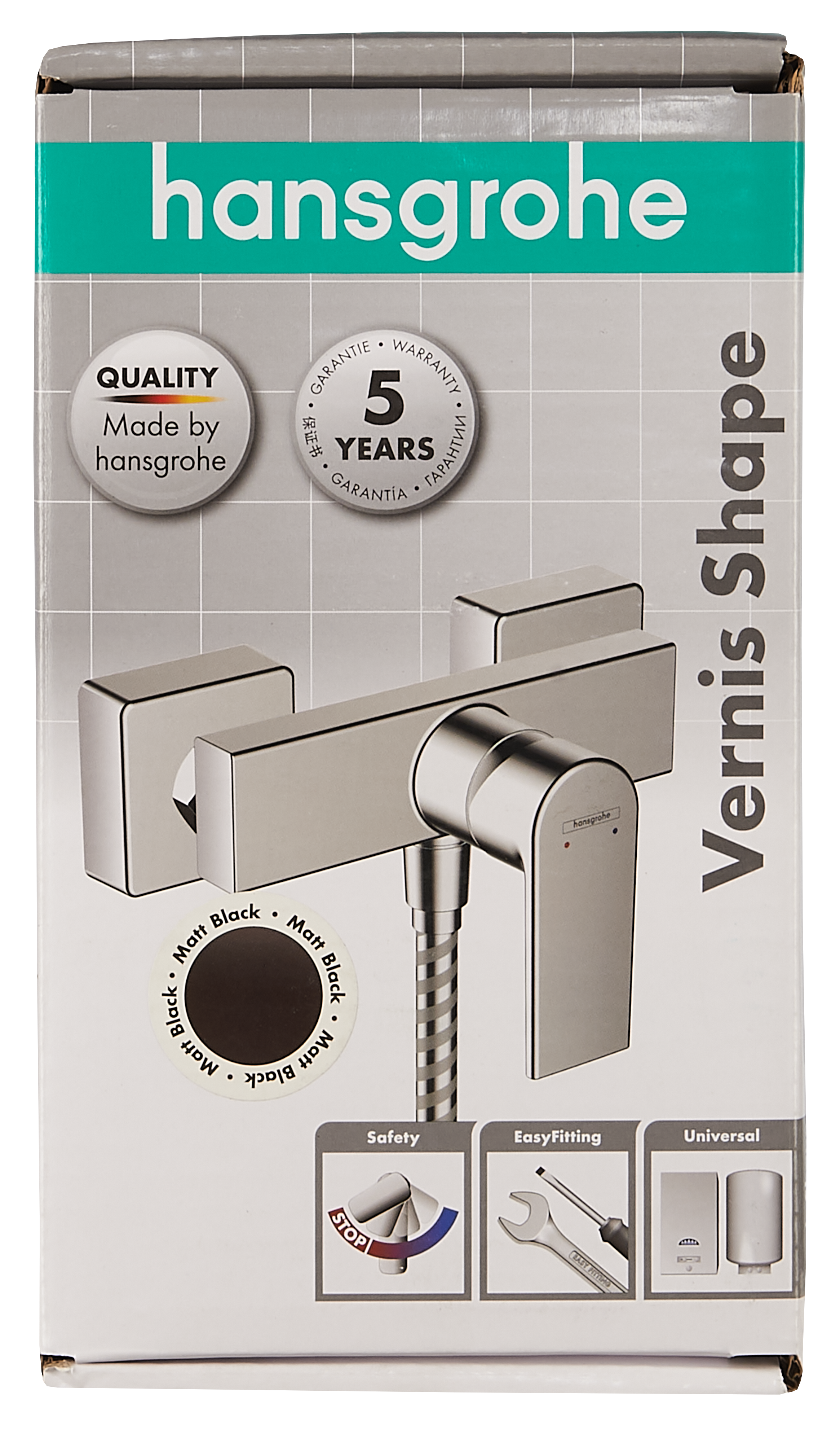 Bateria prysznicowa czarna Shape Hansgrohe - 4