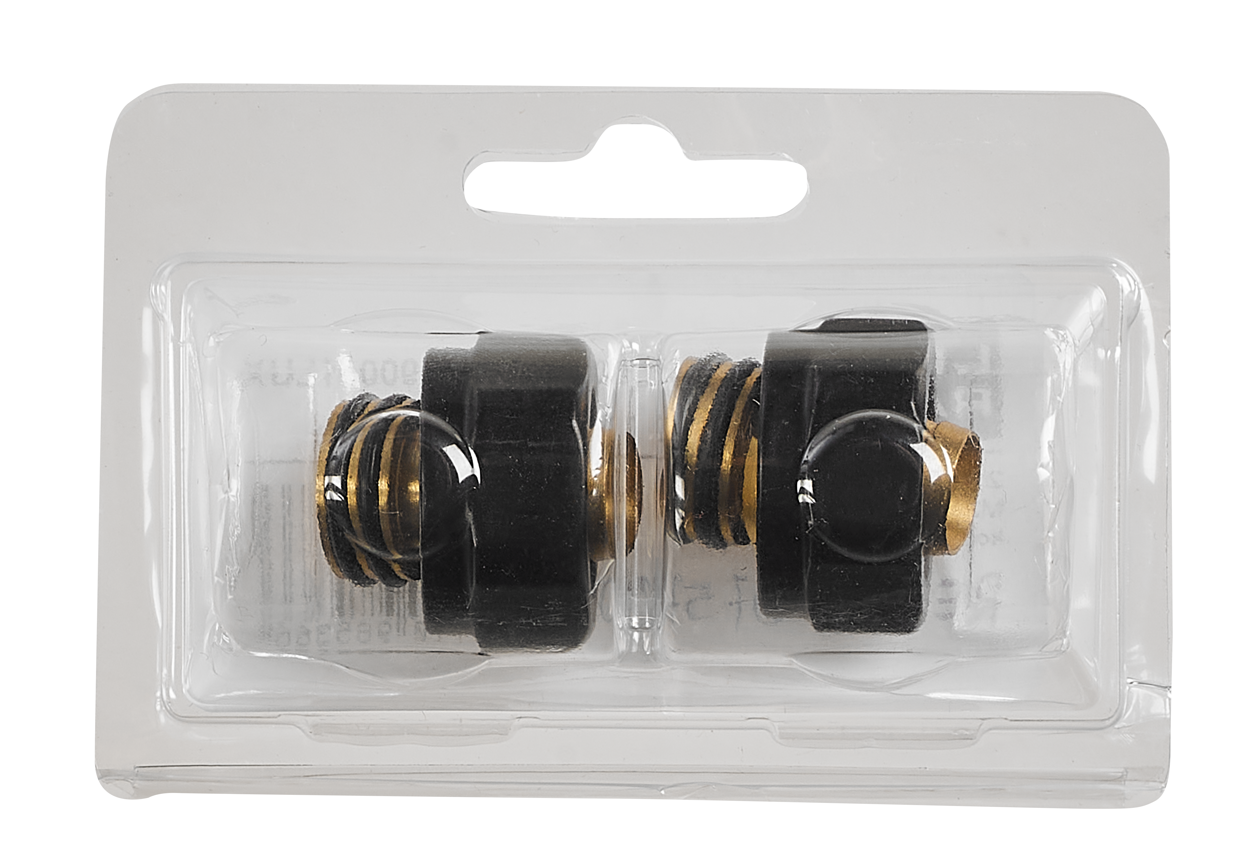 2 złączki do PEX 16 GW M22 czarny mat LUXRAD - 2