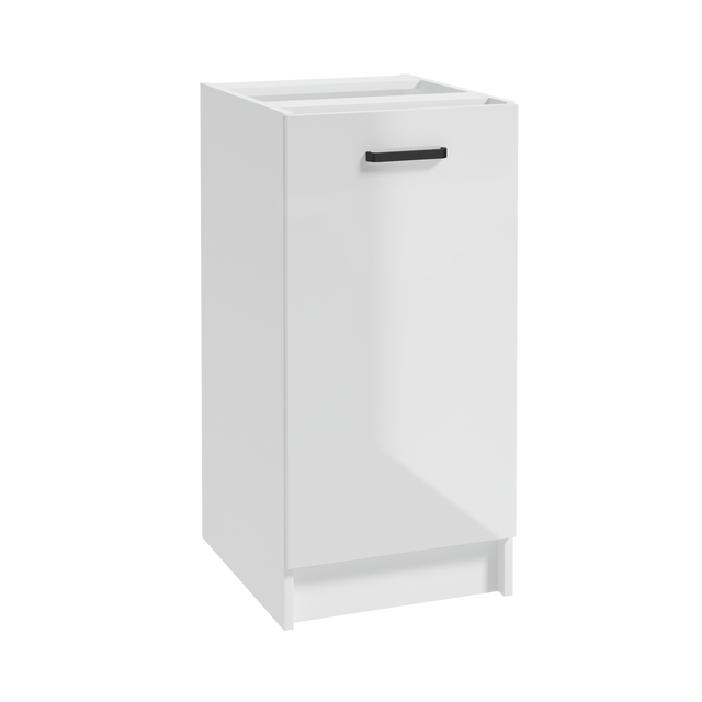 Szafka kuchenna stojąca First 40 cm kolor biały/czarny Defra