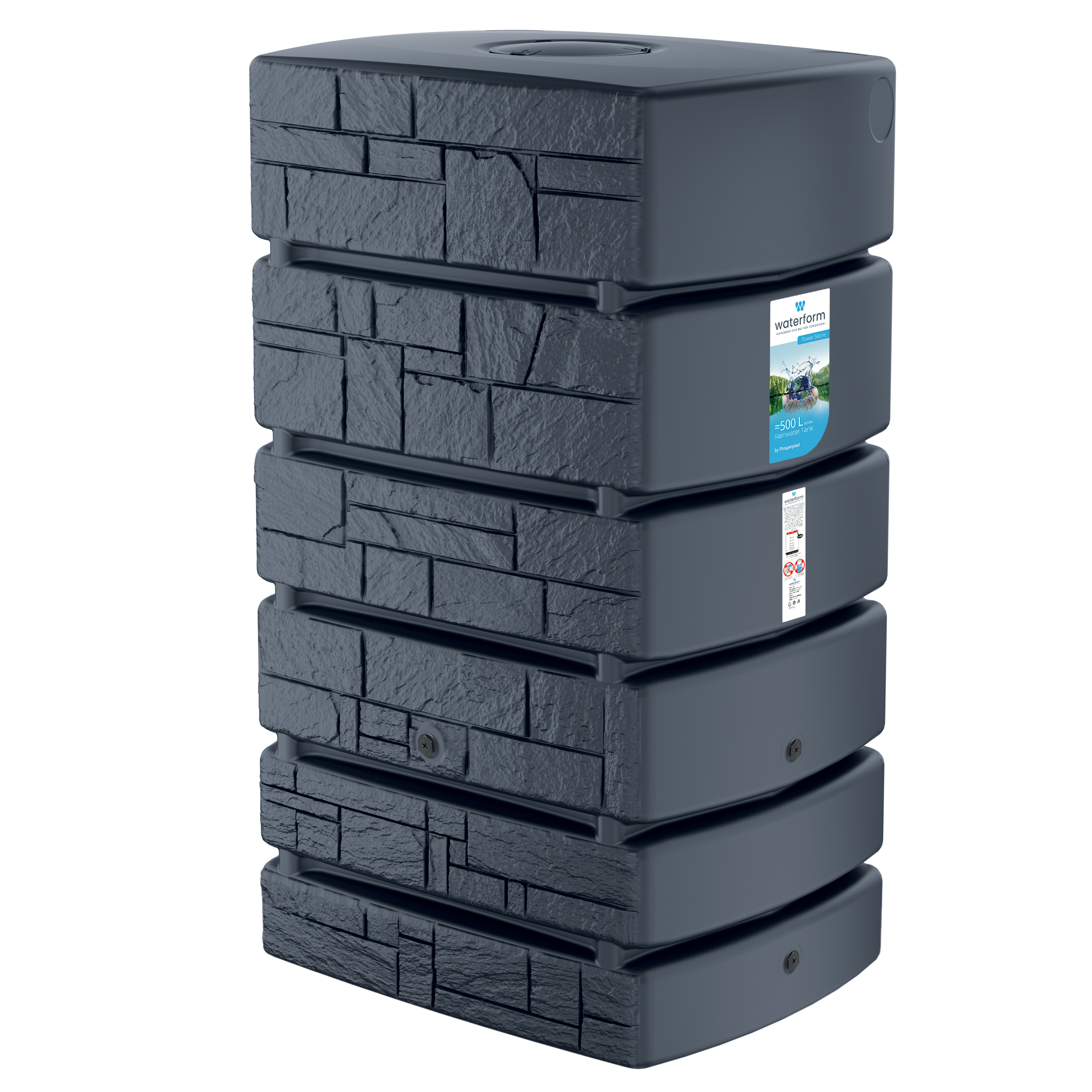 Zbiornik na deszczówkę Tower stone 500l IDTST500 Prosperplast