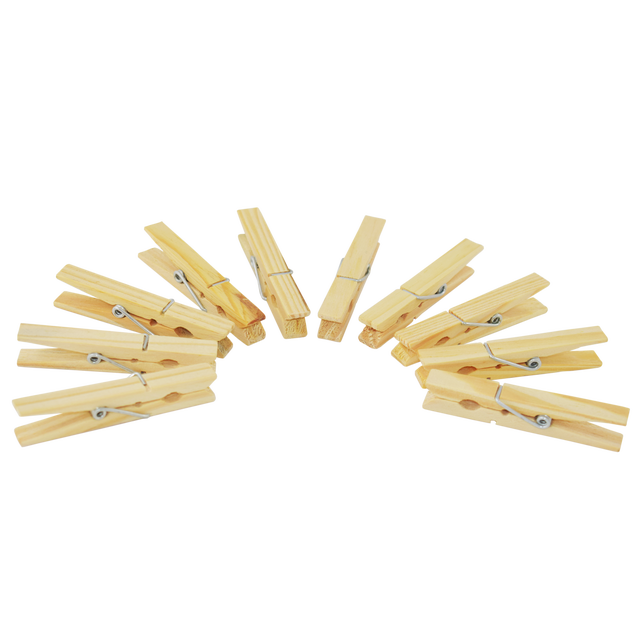 Klamerki do bielizny Normal Drewniane Sepio