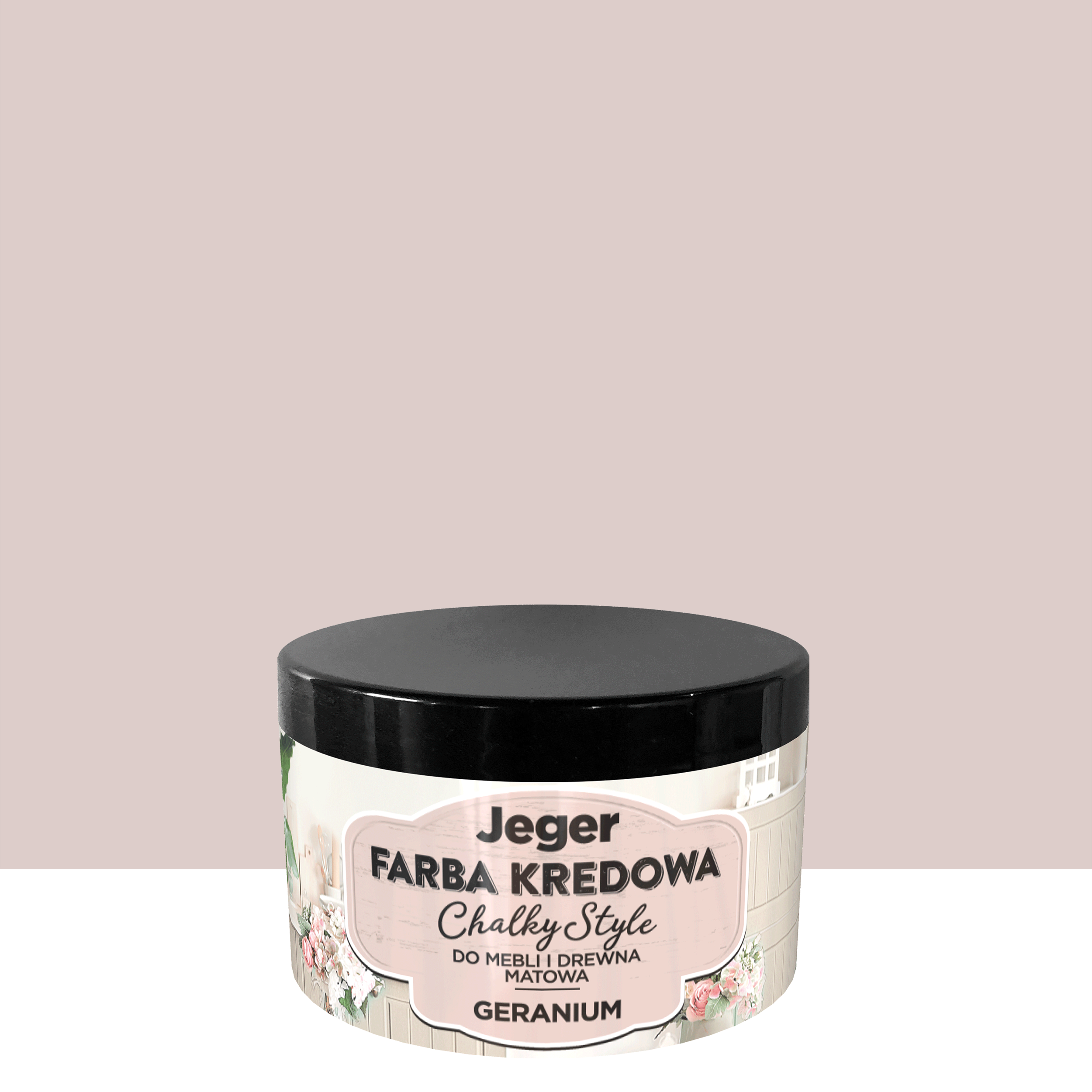 Farba kredowa do mebli CHALKY STYLE 125 ml Geranium Matowa JEGER