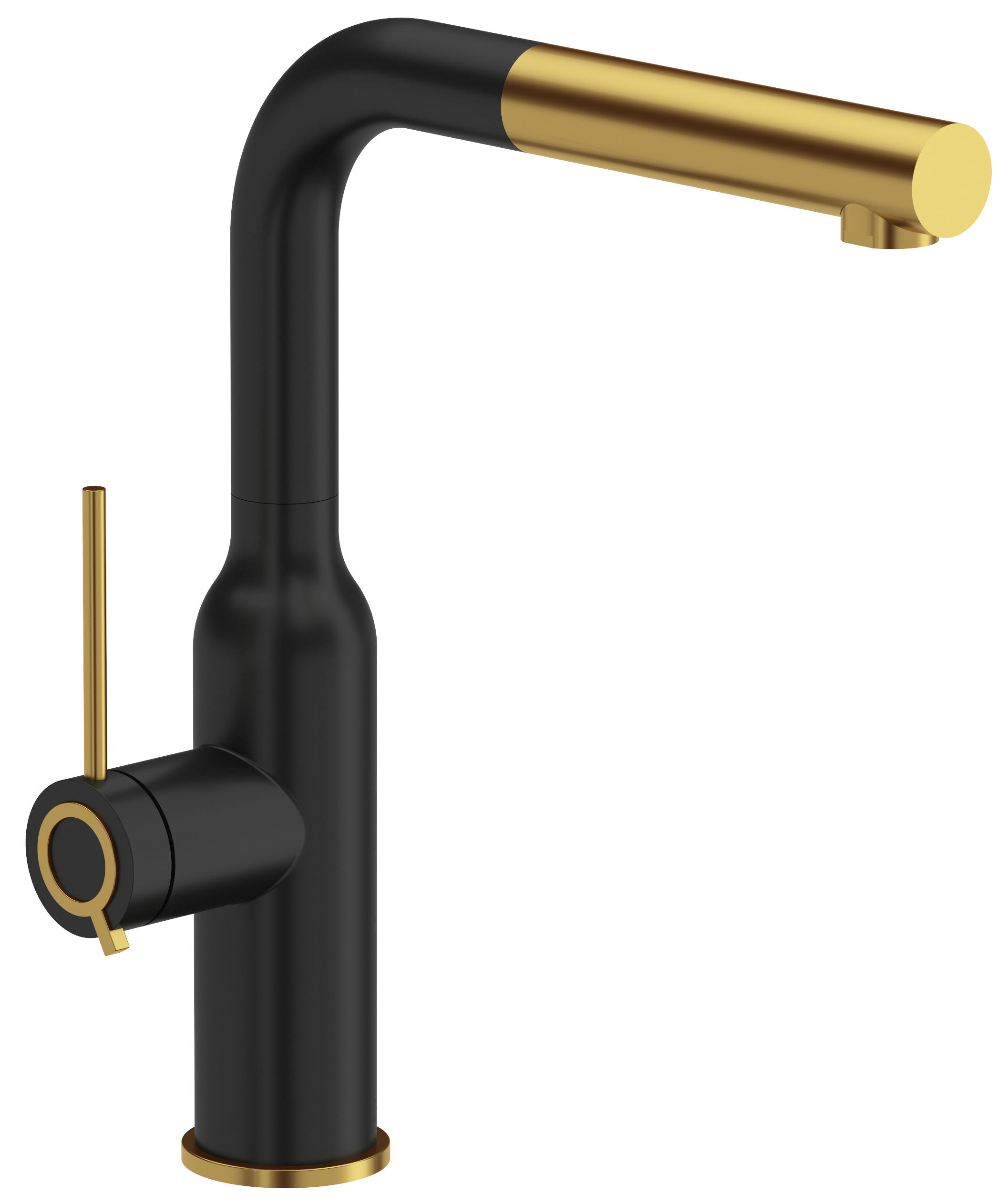 Bateria kuchenna Angelina Quadron czarno złota U 31 cm