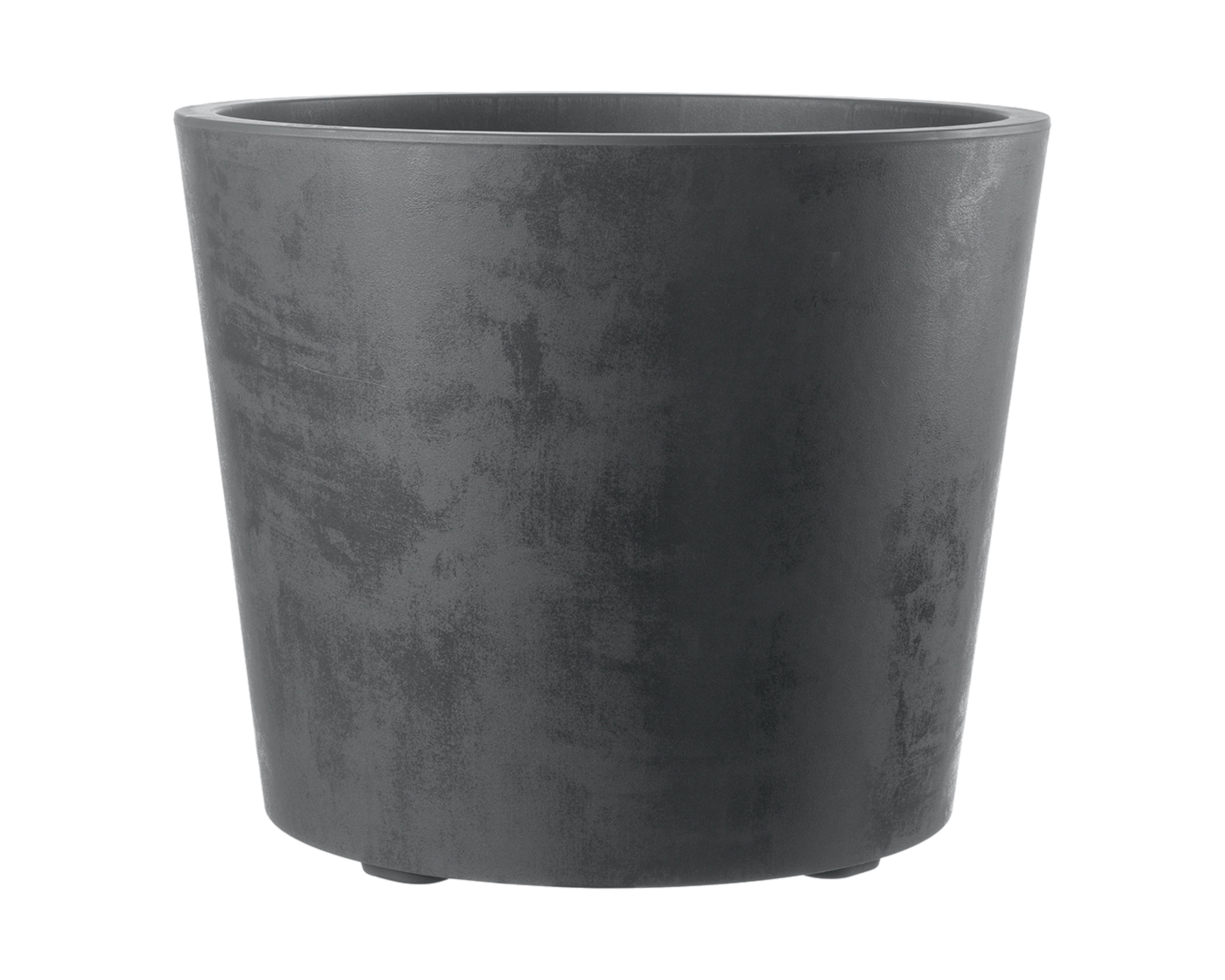 Donica duża Vaso Millenium śr.59 cm antracyt Deroma