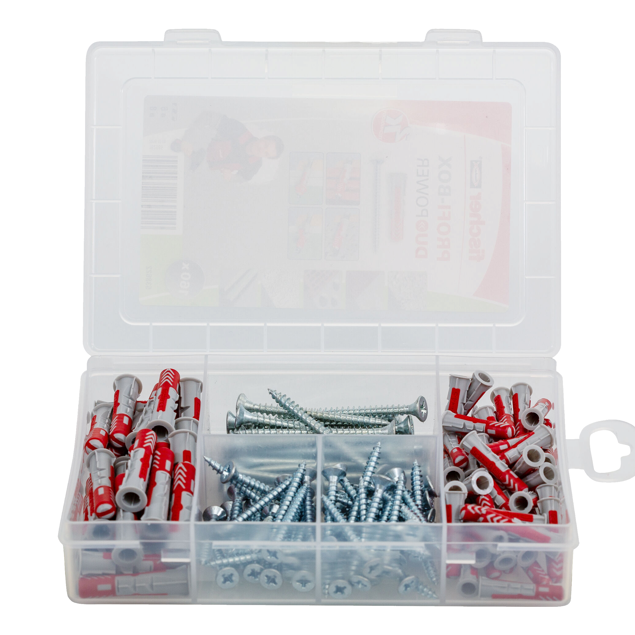 Zestaw kołków rozporowych Profibox Duopower 80 + 80 szt. Fischer - 3