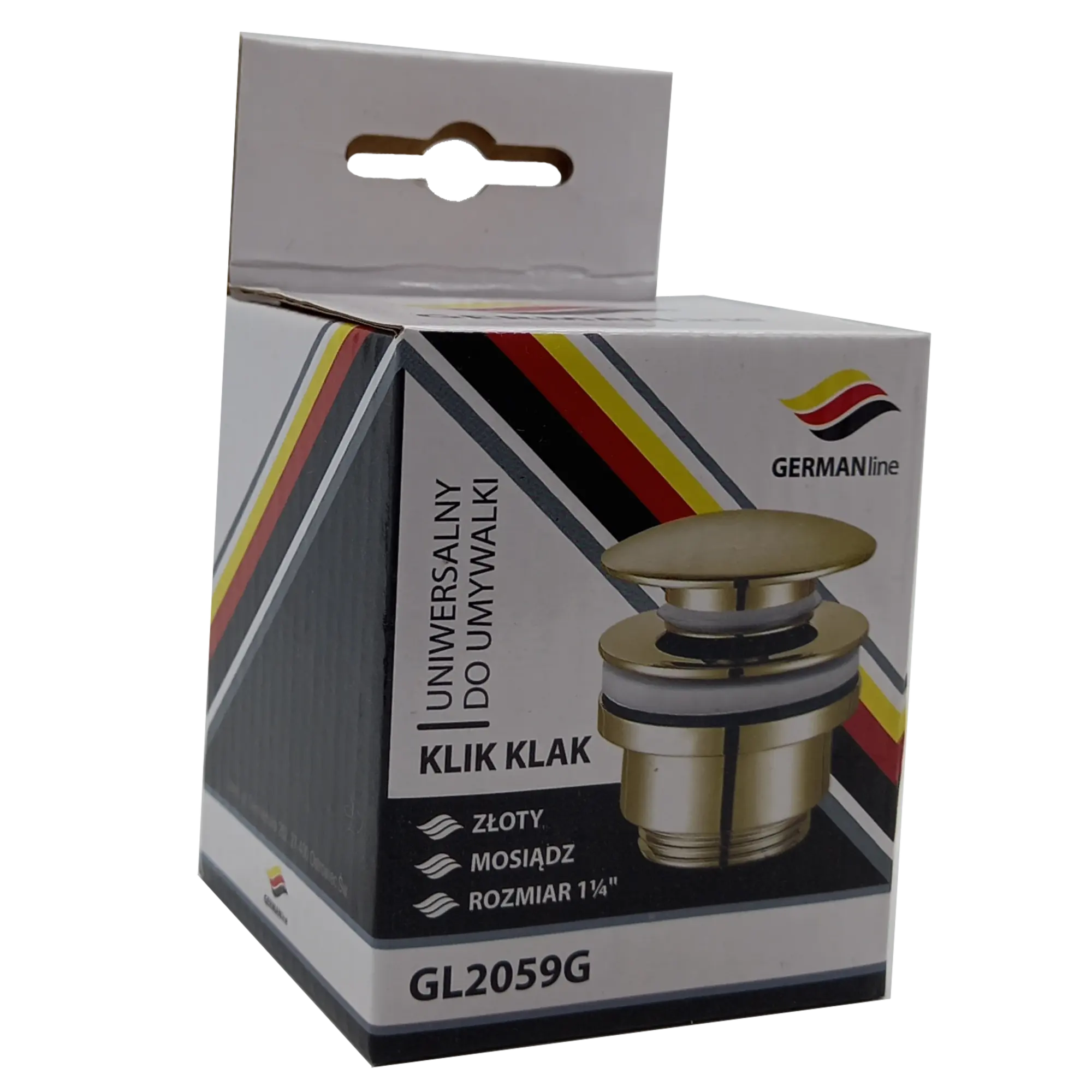 Korek uniwersalny KLIK - KLAK GL2059G złoty GERMANLINE - 2